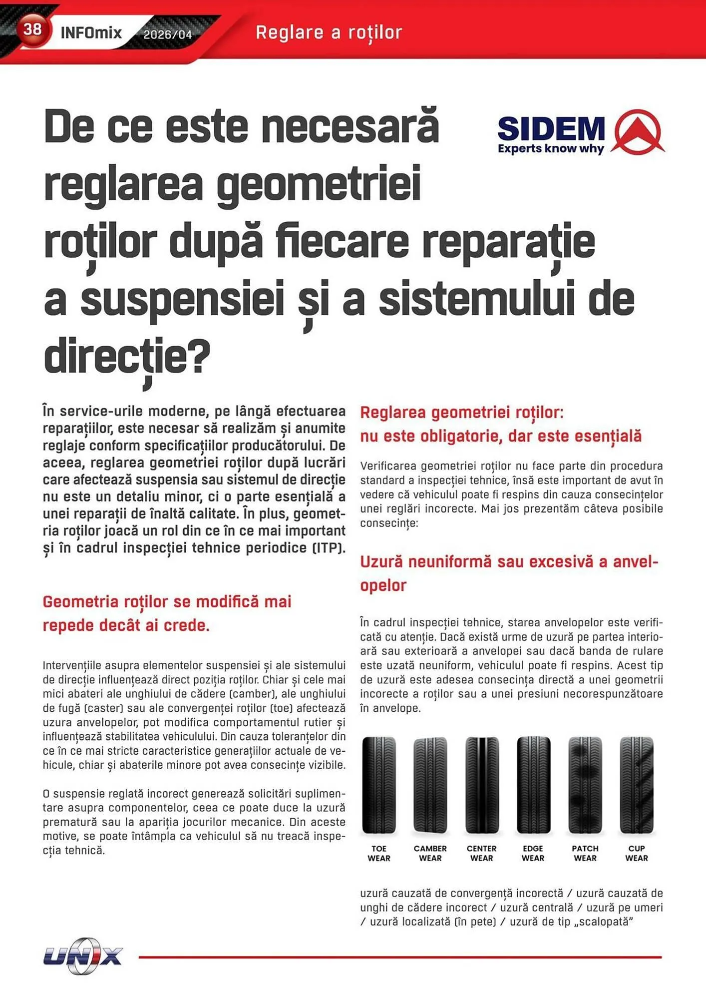 Catalog Catalog UNIX Auto de la 1 aprilie până la 30 aprilie 2026 - Revista Pagina 38