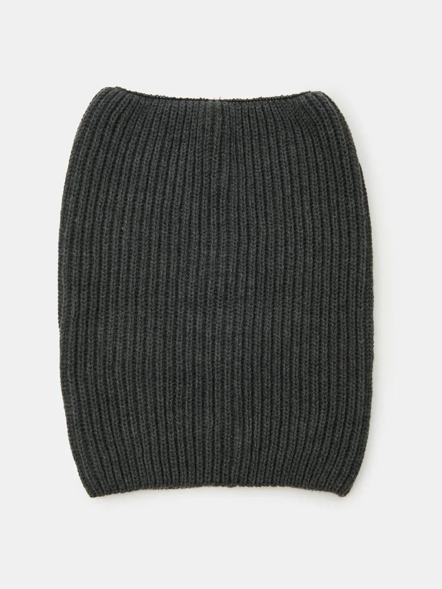 Eșarfă circulară din tricot striat