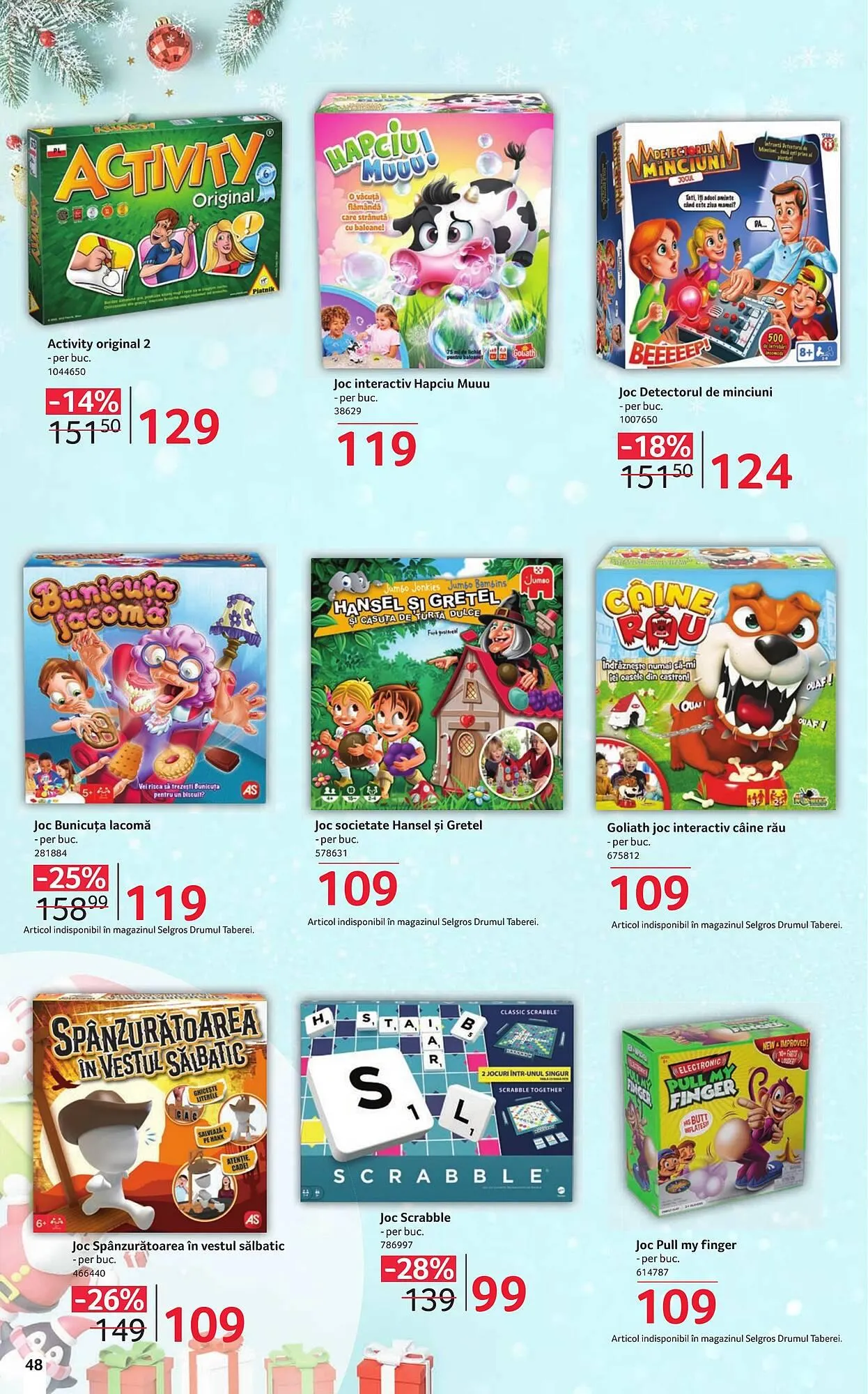 Catalog Catalog Selgros de la 6 decembrie până la 24 decembrie 2025 - Revista Pagina 48