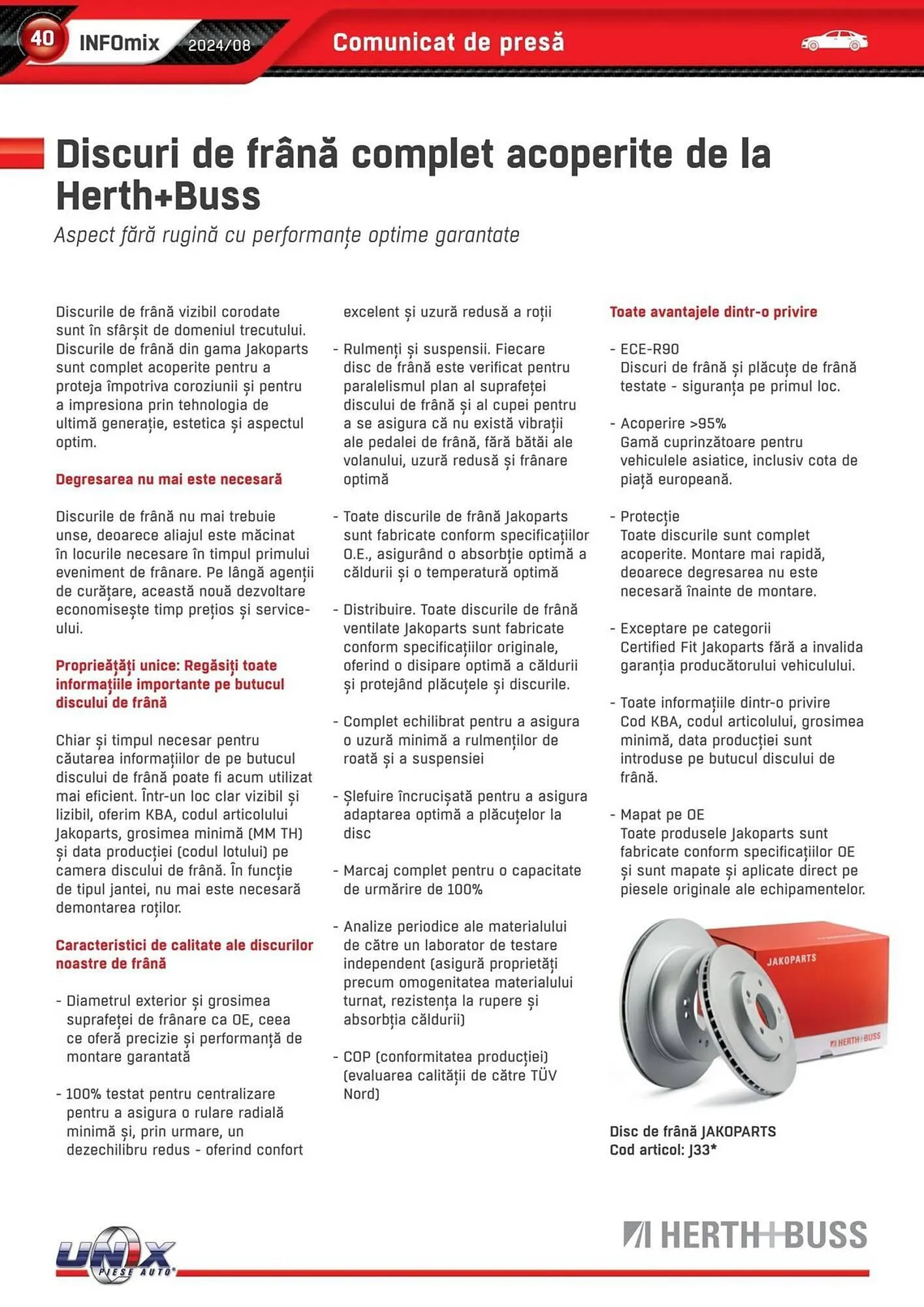 Catalog Catalog UNIX Auto de la 12 august până la 31 august 2024 - Revista Pagina 40