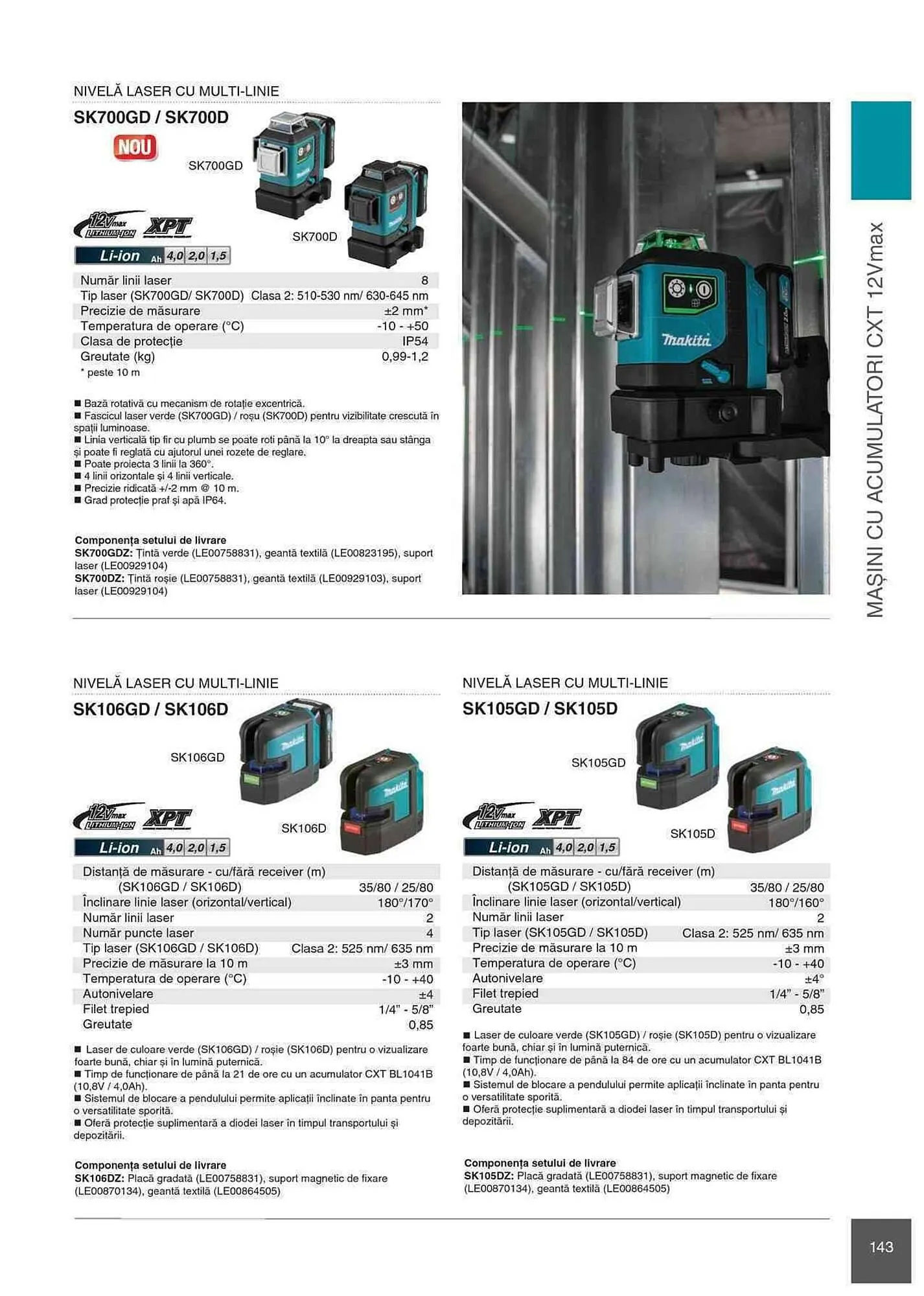 Catalog Makita catalog de la 1 ianuarie până la 31 decembrie 2023 - Revista Pagina 143