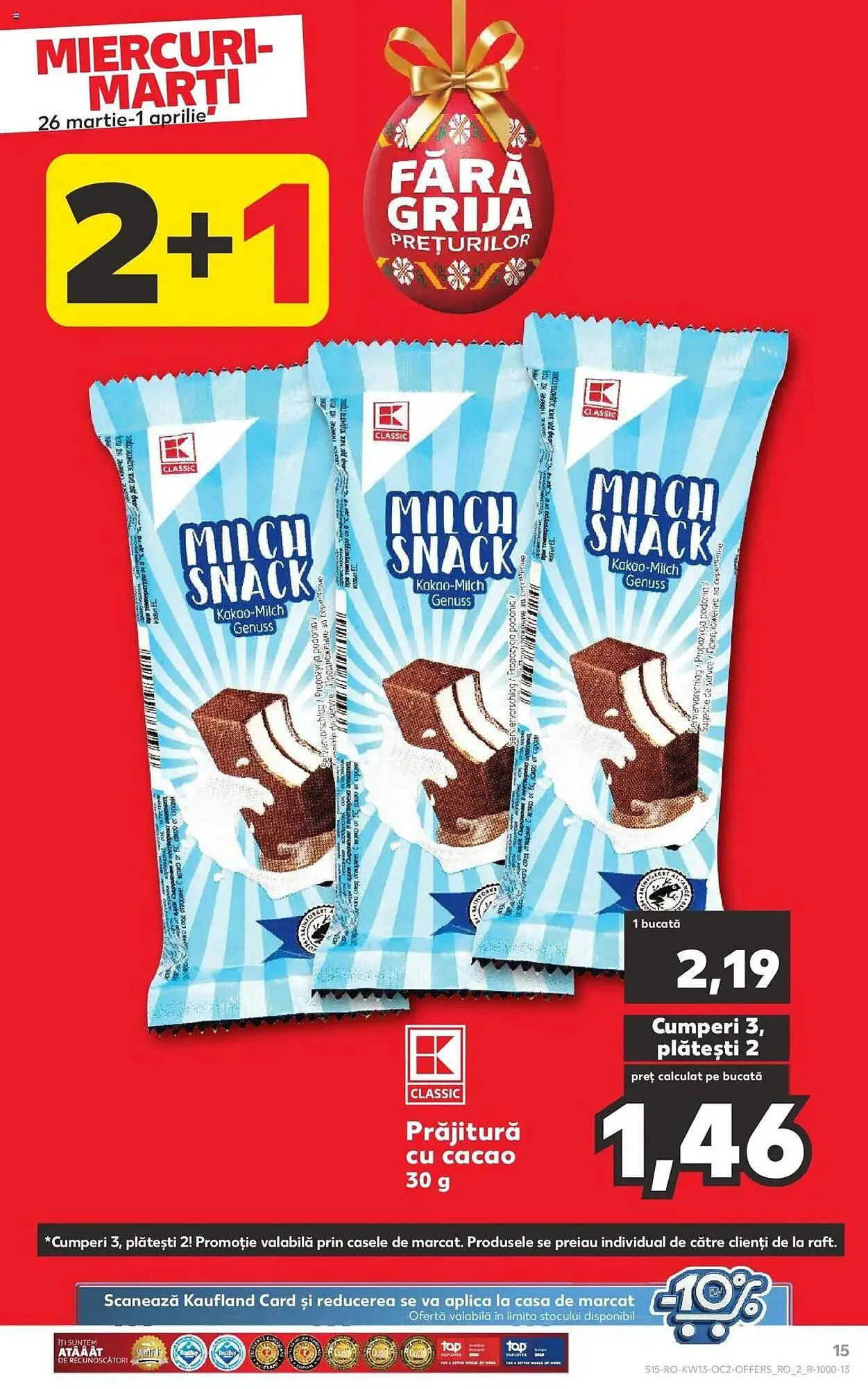 Catalog Catalog Kaufland de la 26 martie până la 1 aprilie 2025 - Revista Pagina 15
