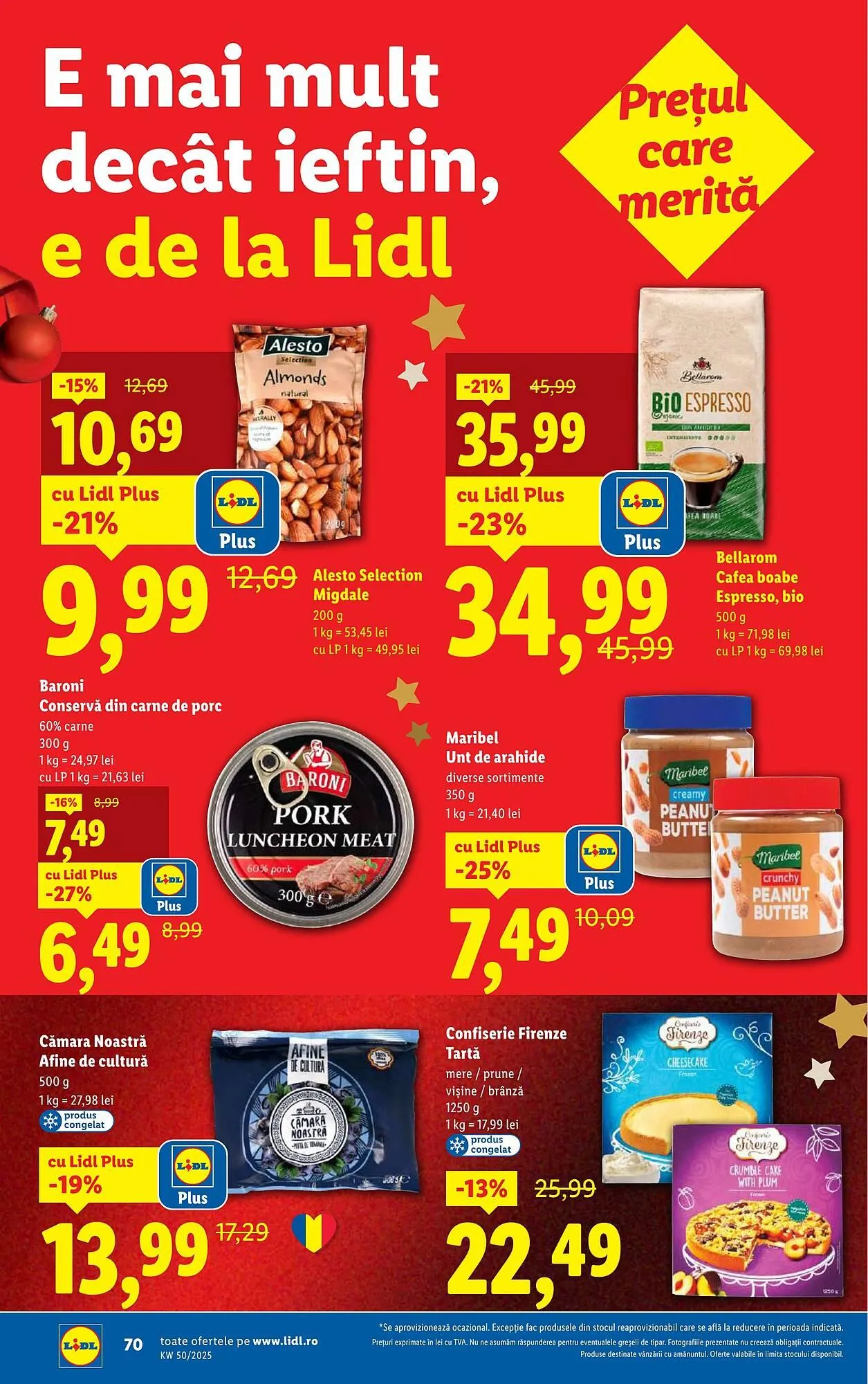 Catalog Catalog Lidl de la 8 decembrie până la 14 decembrie 2025 - Revista Pagina 70