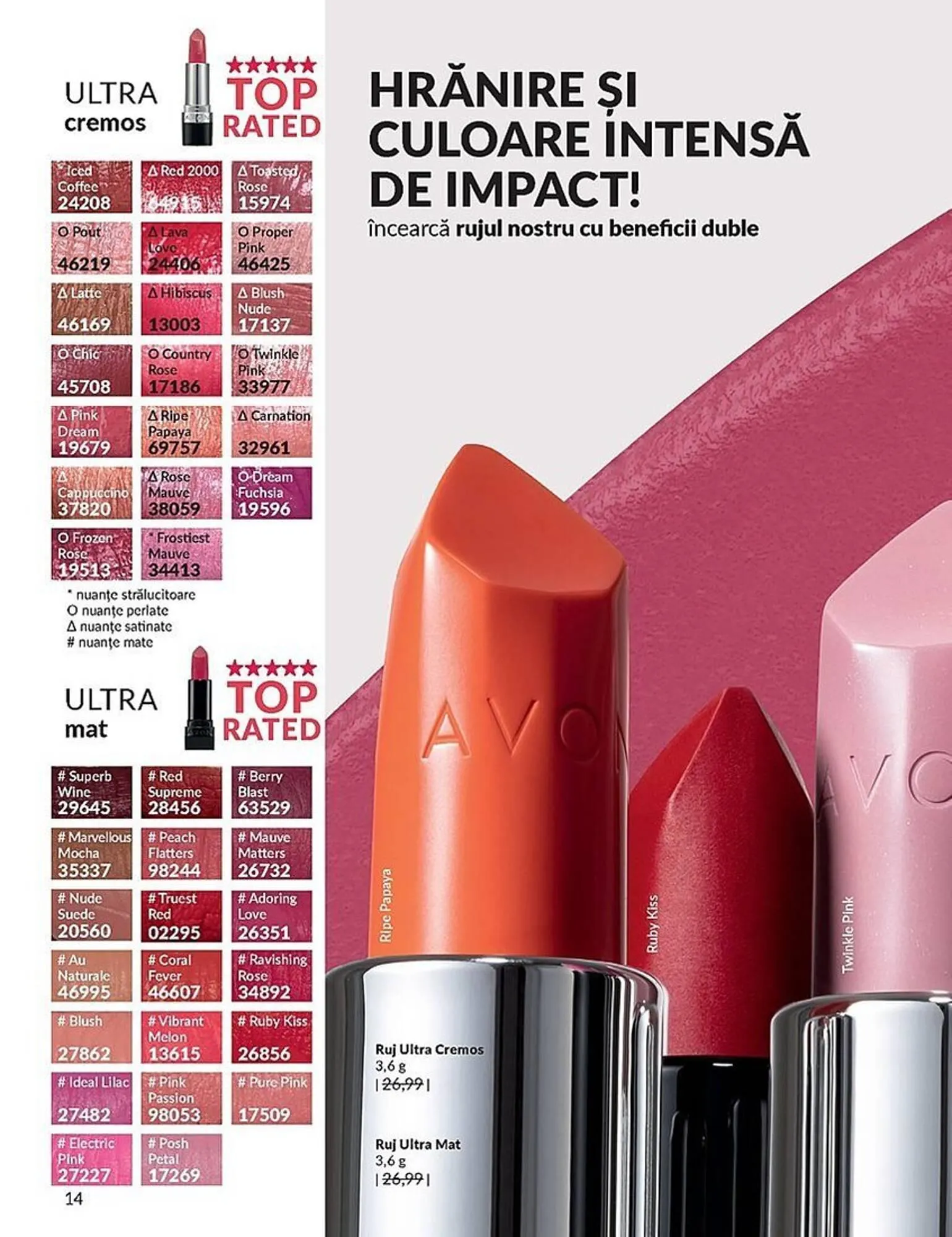 Catalog Avon catalog de la 1 septembrie până la 30 septembrie 2023 - Revista Pagina 14