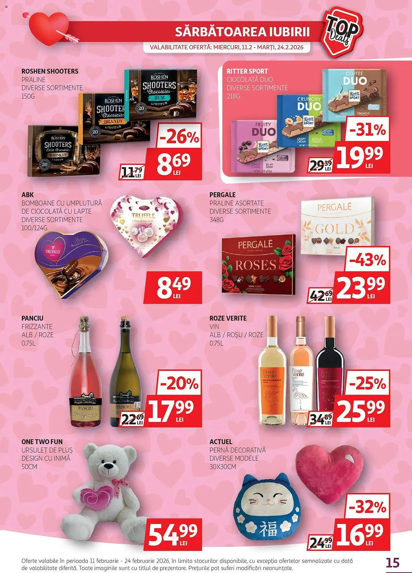 Catalog Catalog Auchan de la 11 februarie până la 24 februarie 2026 - Revista Pagina 15