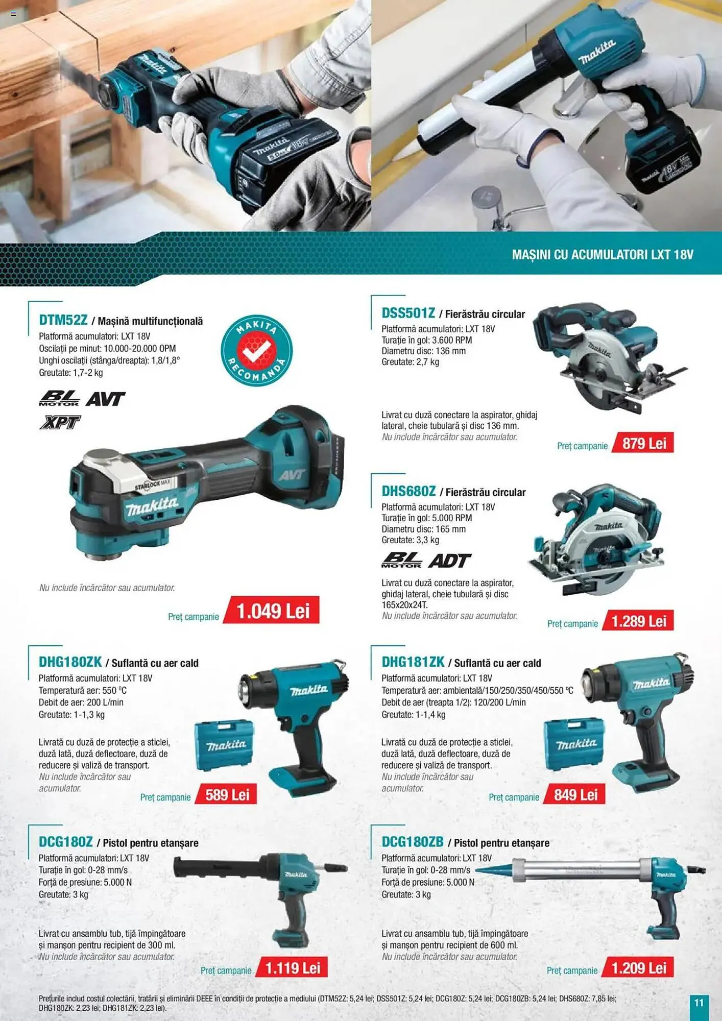 Catalog Catalog Makita de la 8 ianuarie până la 31 martie 2025 - Revista Pagina 11