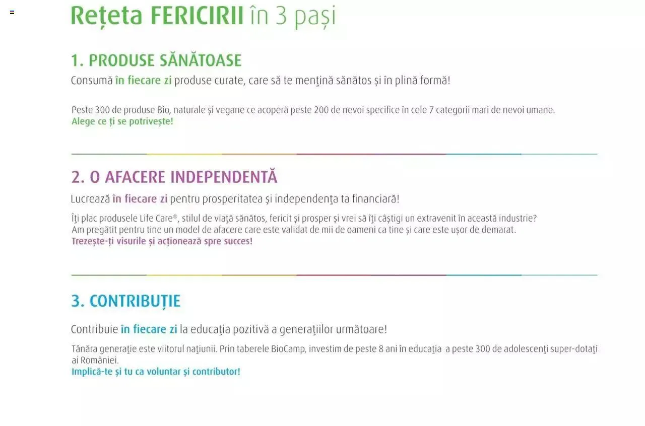 Catalog Life Care - Catalog Life Care toamna 2023 - iarna 2024 de la 1 septembrie până la 31 ianuarie 2024 - Revista Pagina 5
