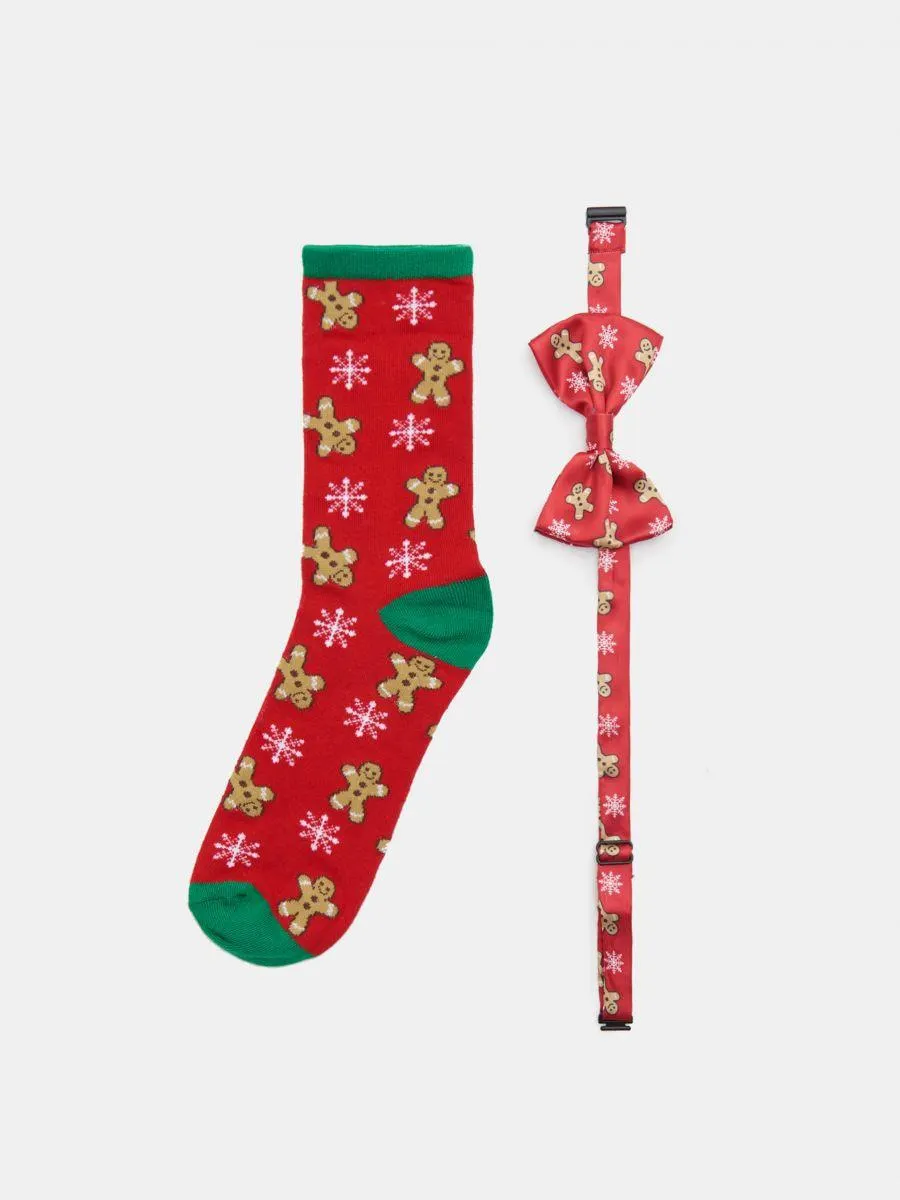 Set șosete și papion