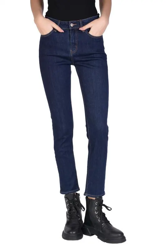 Blugi dama bleumarin conici JD371