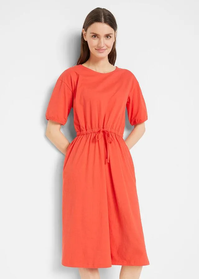Rochie midi din bumbac