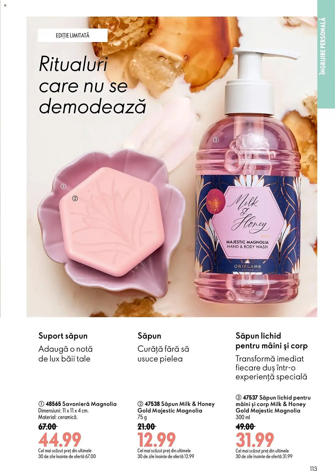 Catalog Catalog Oriflame de la 17 iunie până la 7 iulie 2026 - Revista Pagina 113