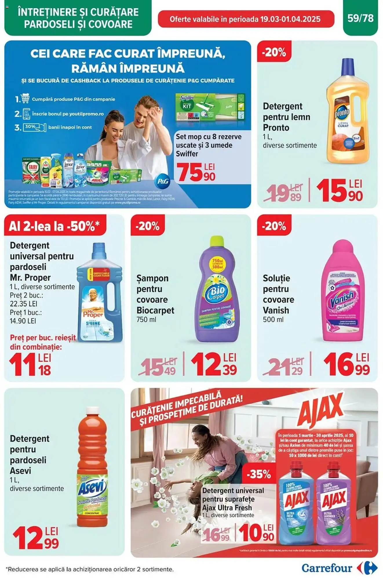 Catalog Catalog Carrefour de la 26 martie până la 1 aprilie 2025 - Revista Pagina 60