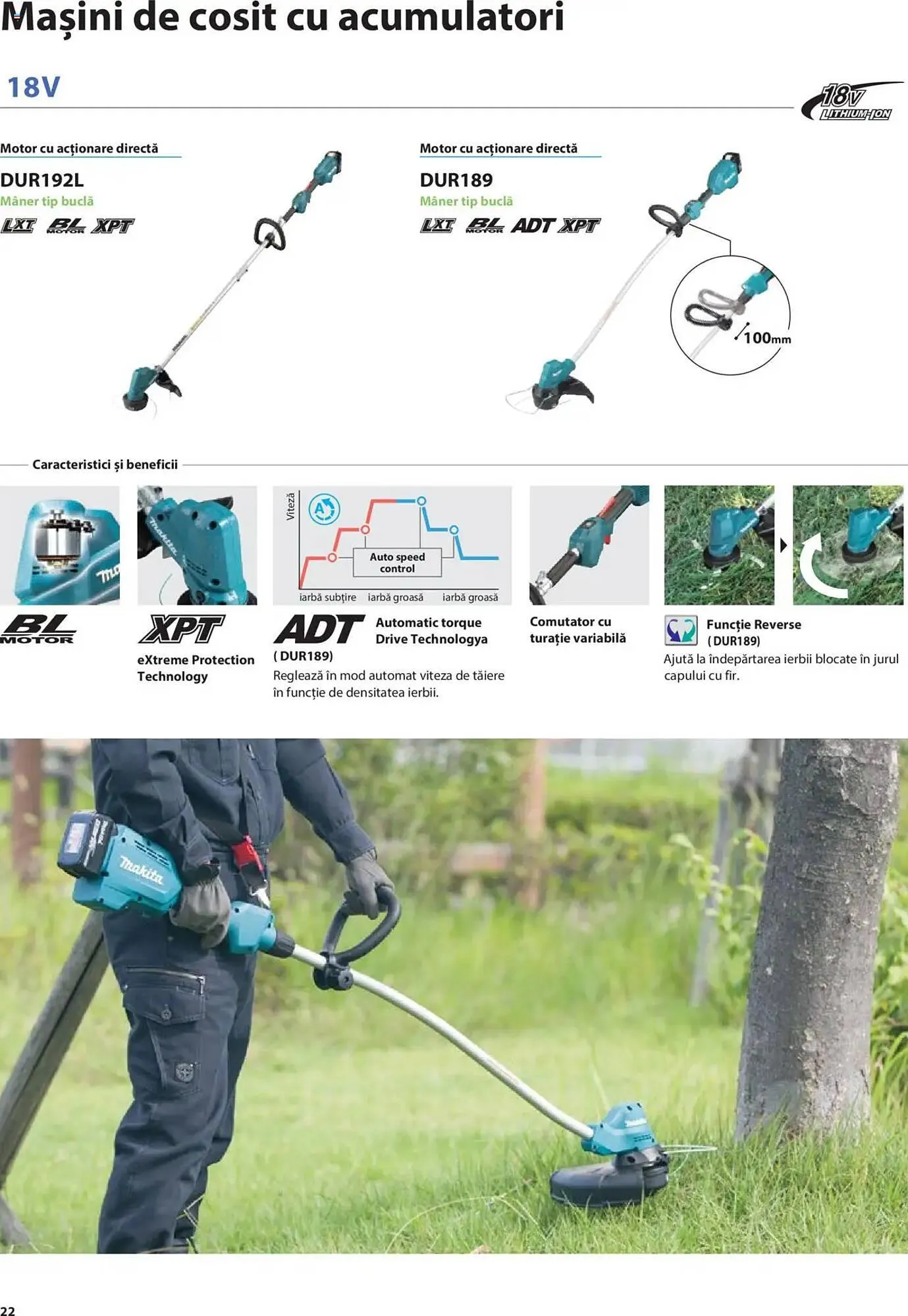 Catalog Catalog Makita de la 8 ianuarie până la 31 decembrie 2025 - Revista Pagina 22