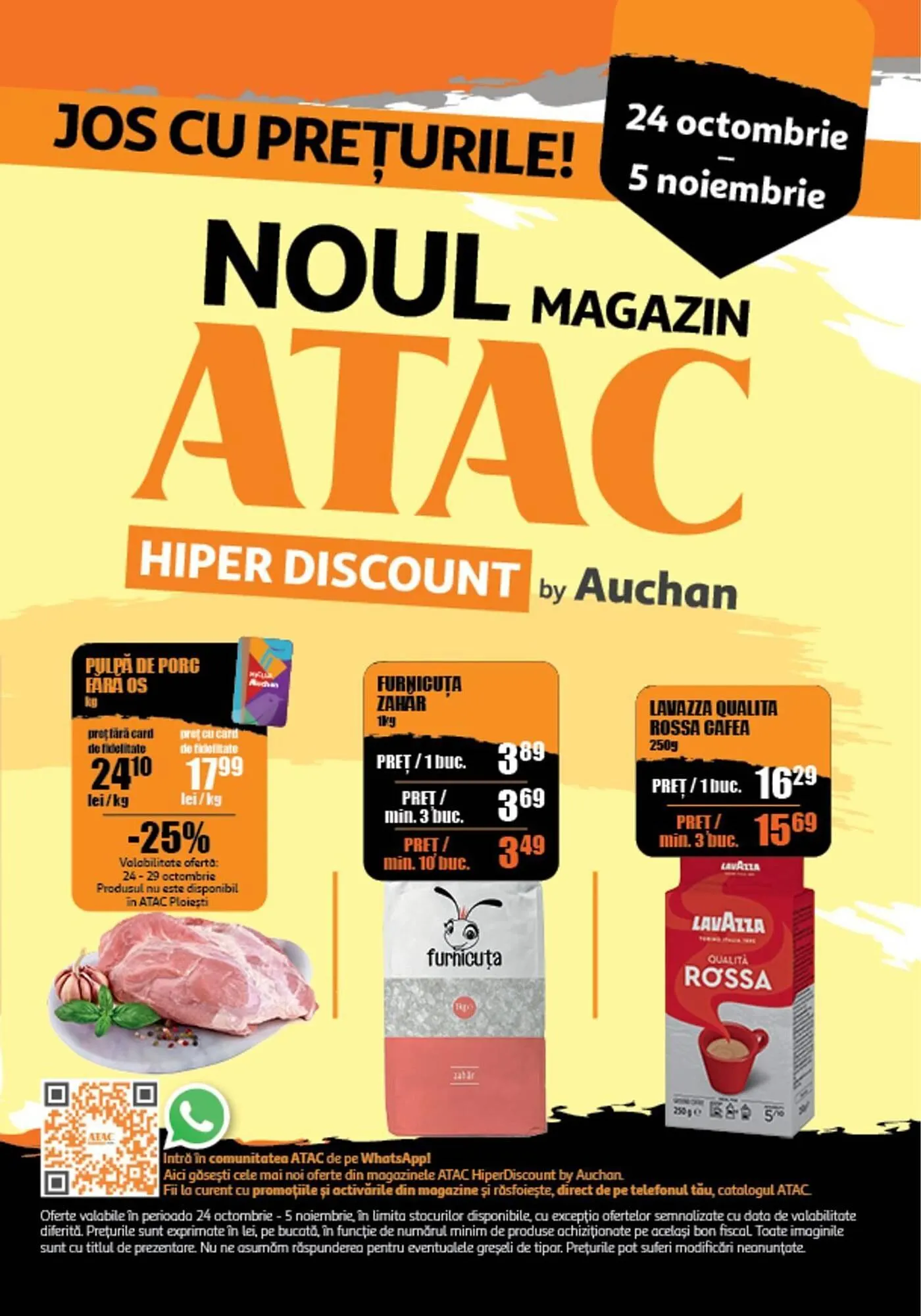 Catalog Catalog Auchan de la 24 octombrie până la 5 noiembrie 2024 - Revista Pagina 1