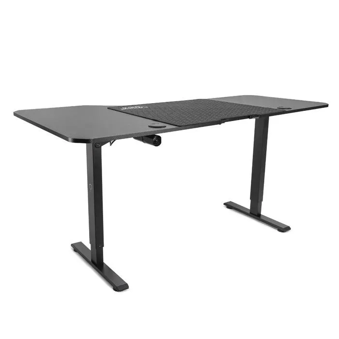 Birou gaming reglabil Doctor Shield Nova, electric, negru, 160 x 75 x 70, 1C