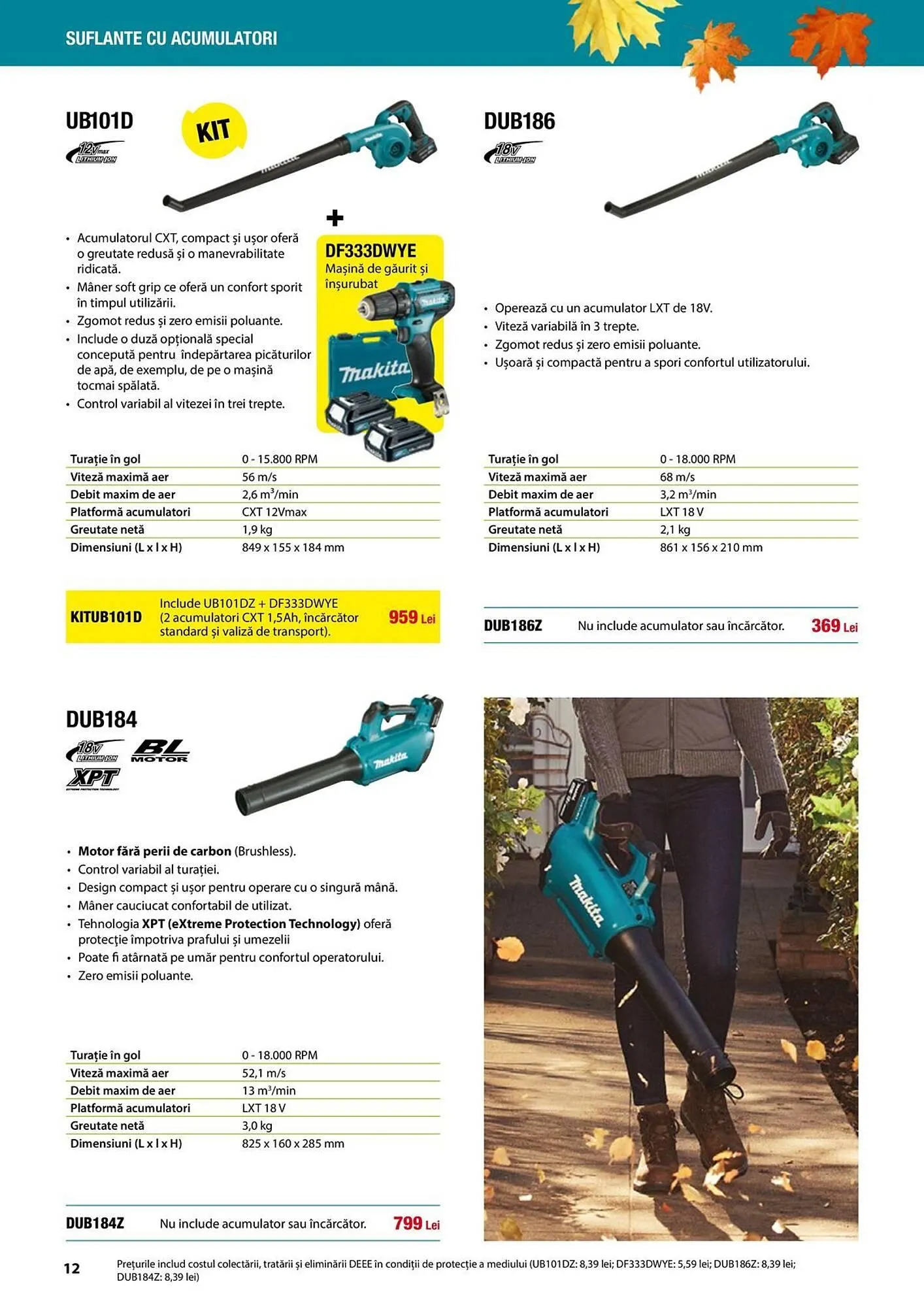Catalog Catalog Makita de la 12 septembrie până la 24 decembrie 2025 - Revista Pagina 12