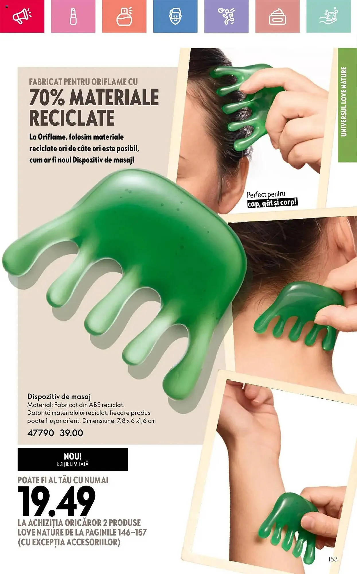 Catalog Catalog Oriflame de la 13 aprilie până la 3 mai 2025 - Revista Pagina 153