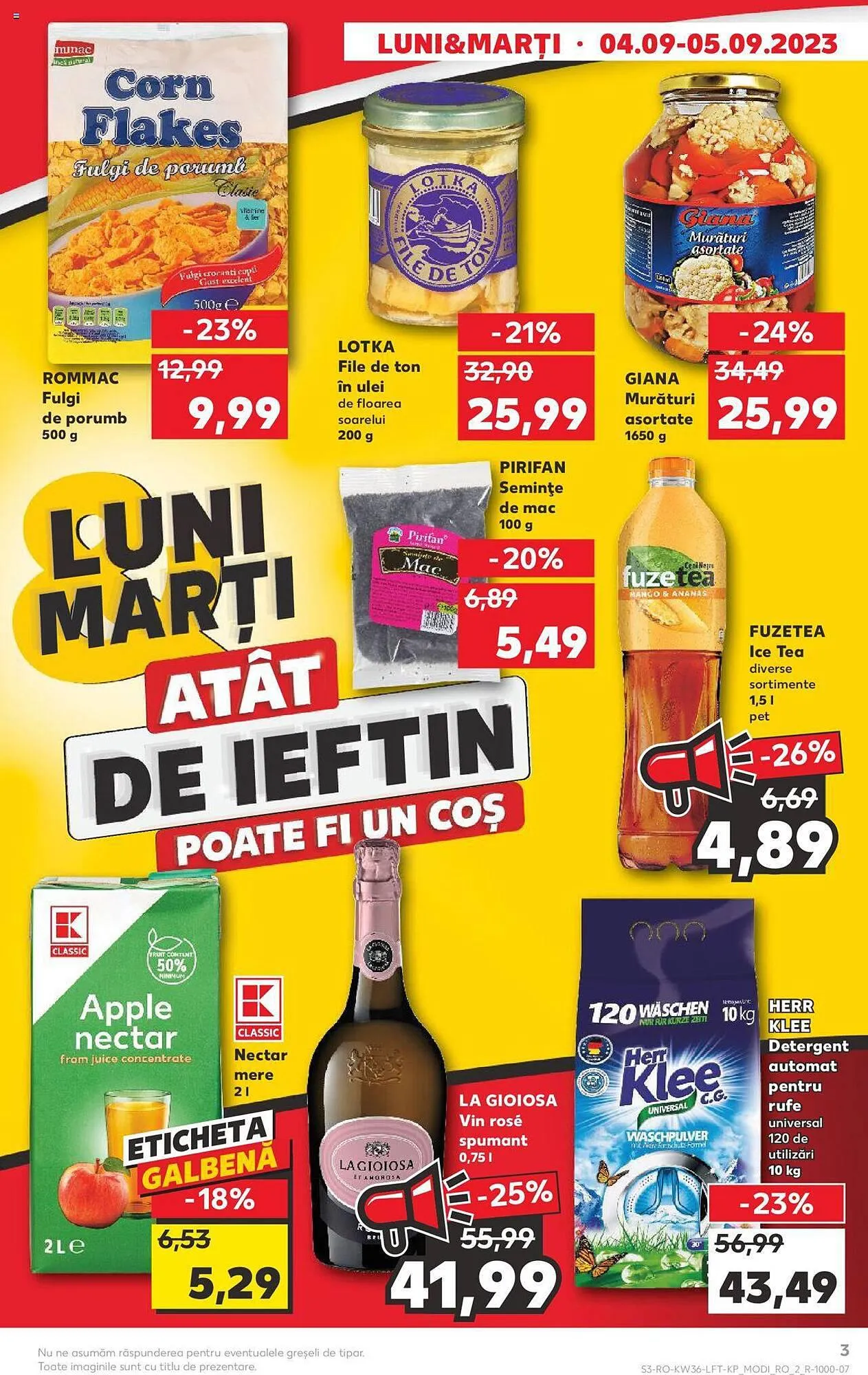 Catalog Kaufland catalog de la 6 septembrie până la 12 septembrie 2023 - Revista Pagina 3