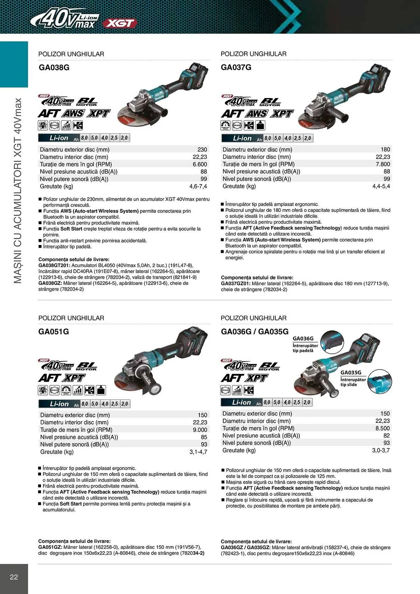 Catalog Catalog Makita de la 28 aprilie până la 31 decembrie 2026 - Revista Pagina 22