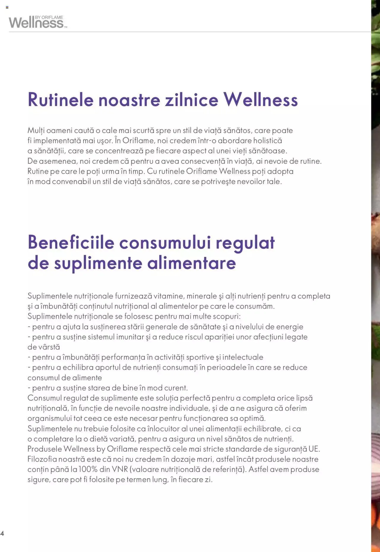 Catalog Oriflame catalog - Ghidul Wellness de la 28 septembrie până la 31 decembrie 2023 - Revista Pagina 4