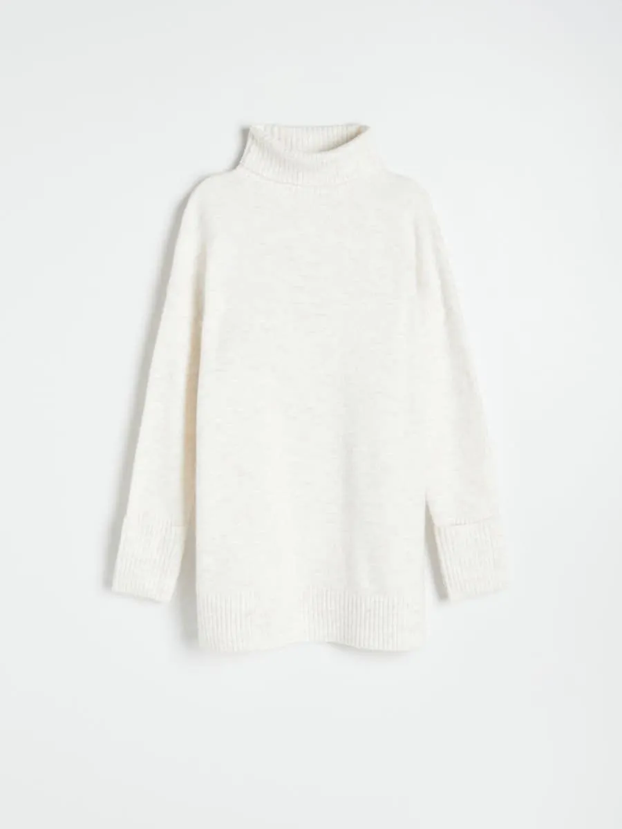 Pulover cu guler rulat