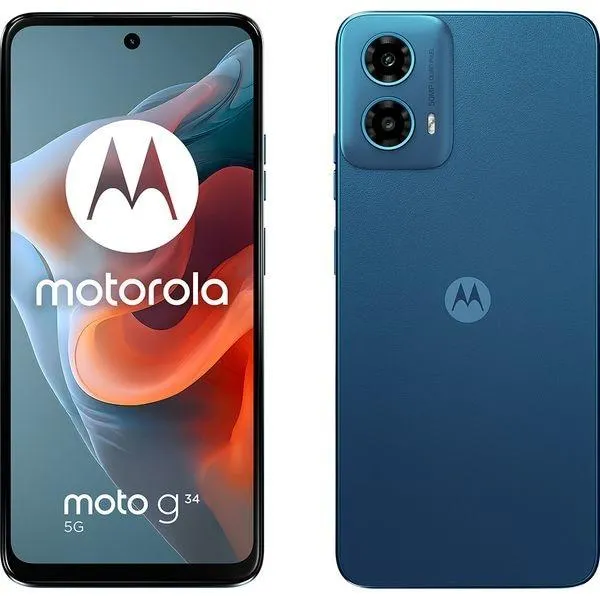 Telefon MOTOROLA Moto G34 5G, 128GB, 8GB RAM, Dual SIM, Ocean Green