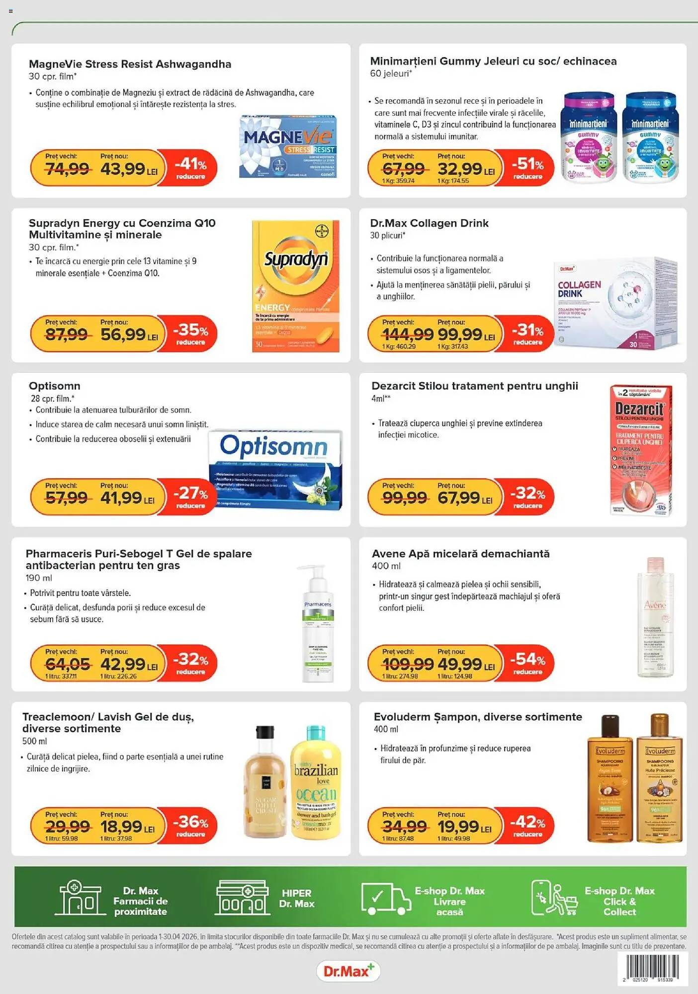 Catalog Catalog Dr.Max de la 1 aprilie până la 30 aprilie 2026 - Revista Pagina 8