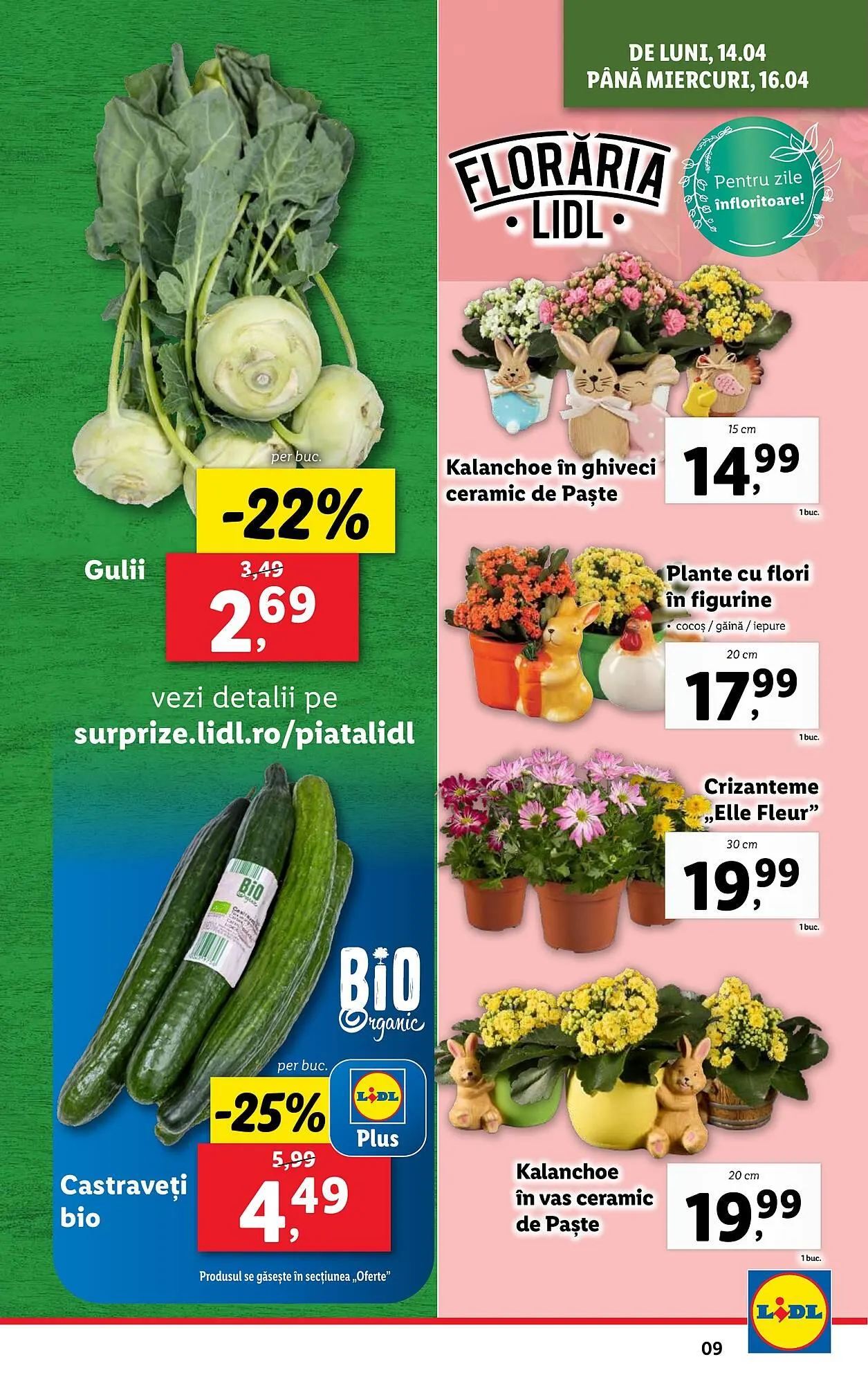Catalog Catalog Lidl de la 14 aprilie până la 19 aprilie 2025 - Revista Pagina 9