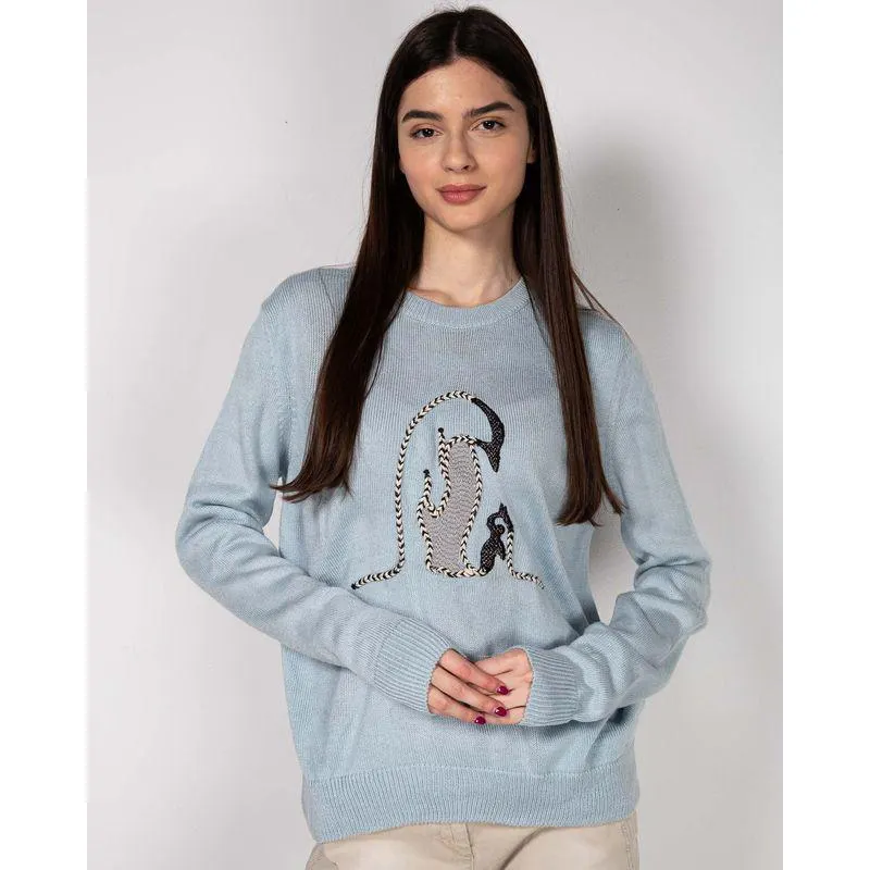 Pulover tricotat pentru femei N240337001