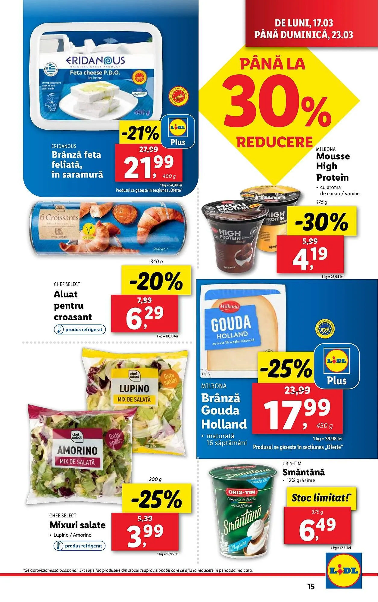 Catalog Catalog Lidl de la 17 martie până la 23 martie 2025 - Revista Pagina 15
