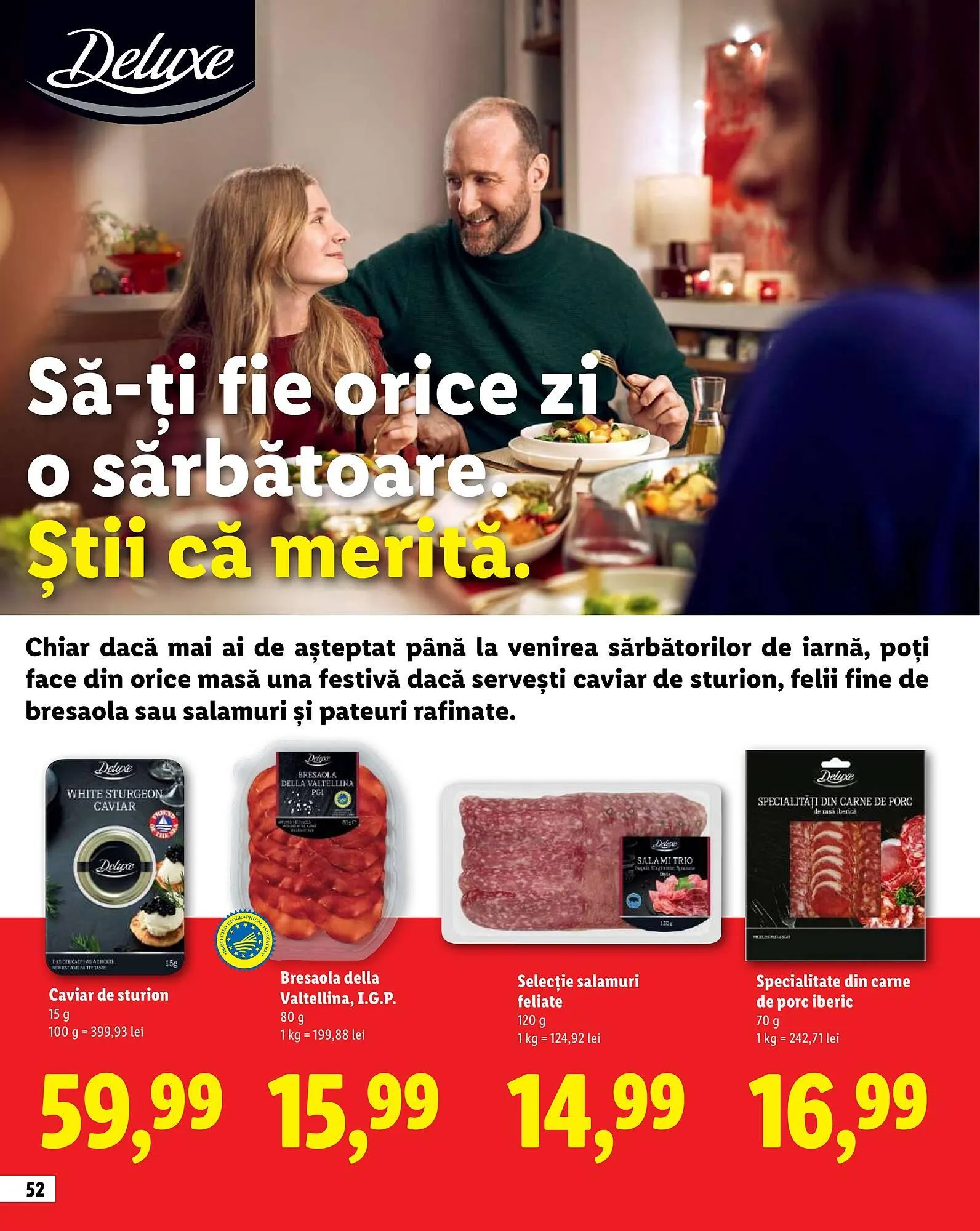 Catalog Catalog Lidl de la 15 octombrie până la 31 decembrie 2025 - Revista Pagina 52