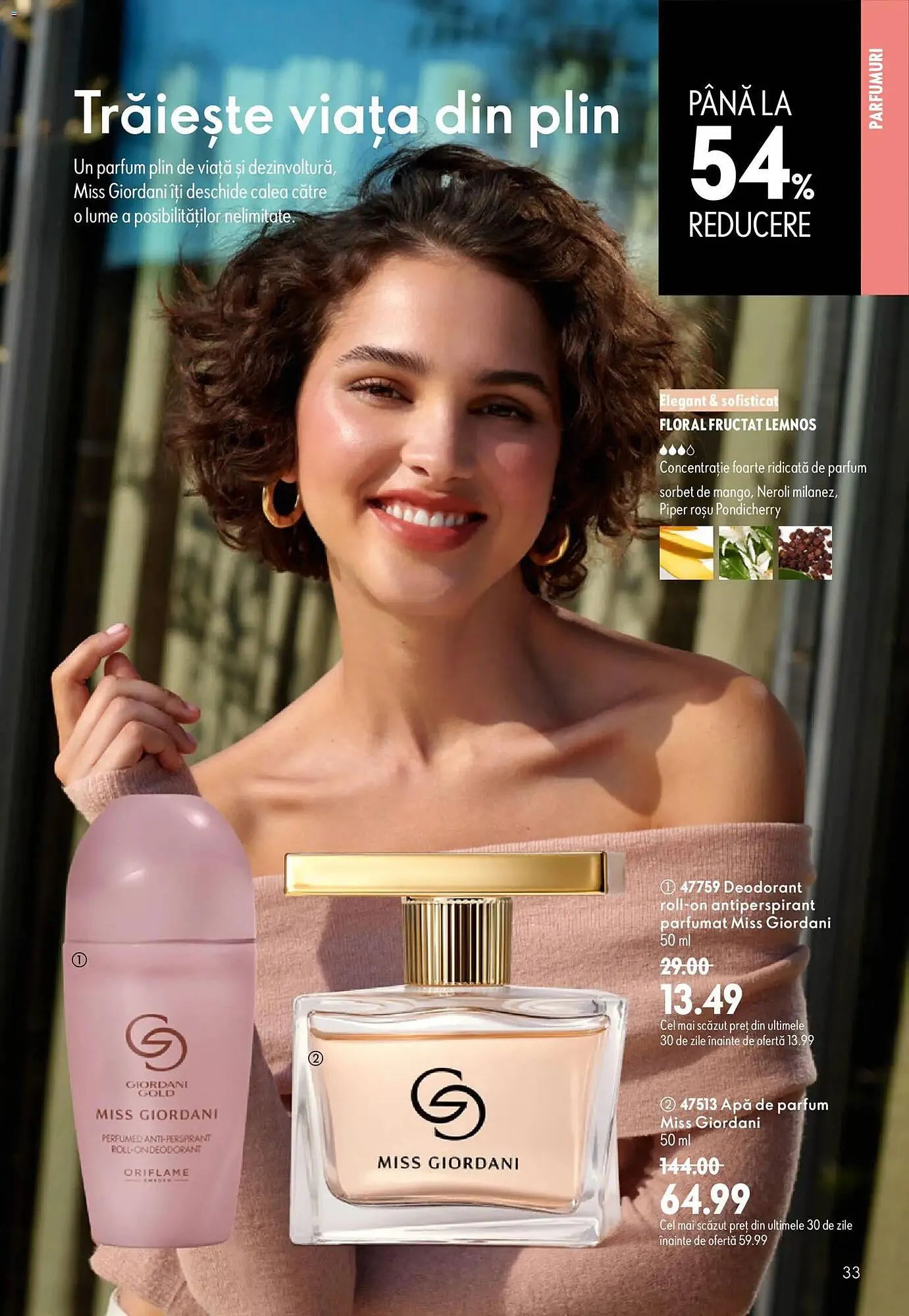 Catalog Catalog Oriflame de la 17 iunie până la 7 iulie 2026 - Revista Pagina 33