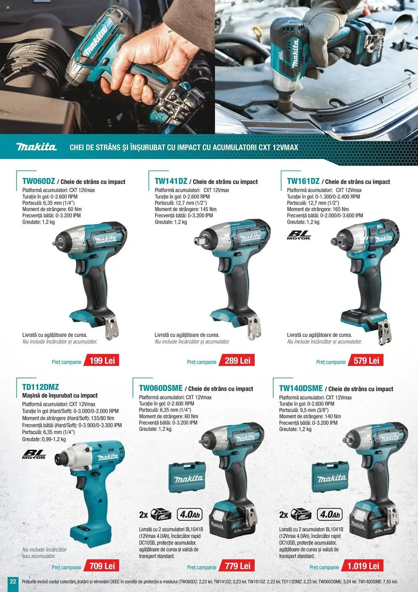 Catalog Catalog Makita de la 8 ianuarie până la 31 martie 2025 - Revista Pagina 54