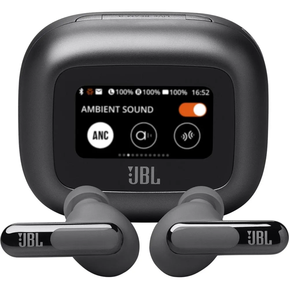 Casti JBL Live Beam3, True wireless, Bluetooth, In-ear, Microfon, Noise cancelling, negru