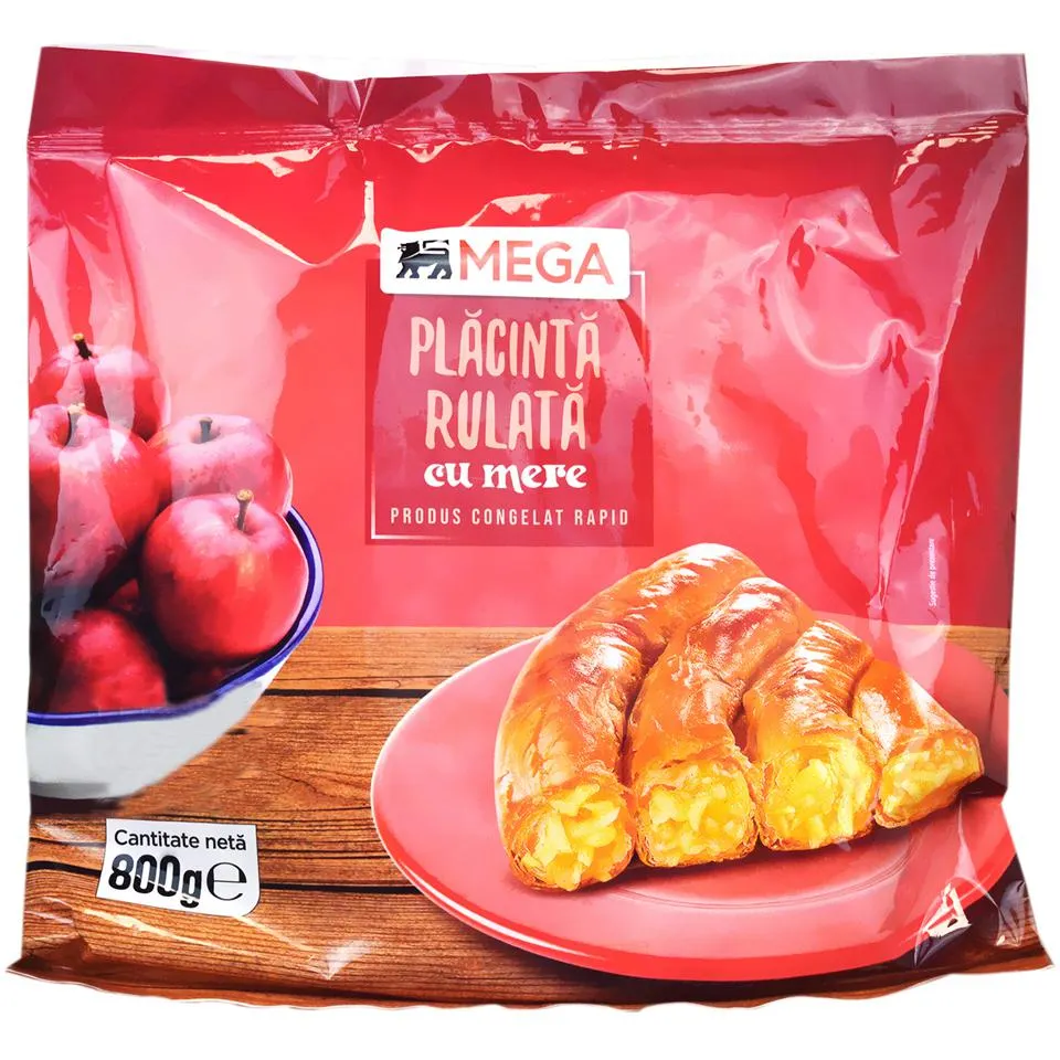 MEGA | Placinta rulata cu mere 800g