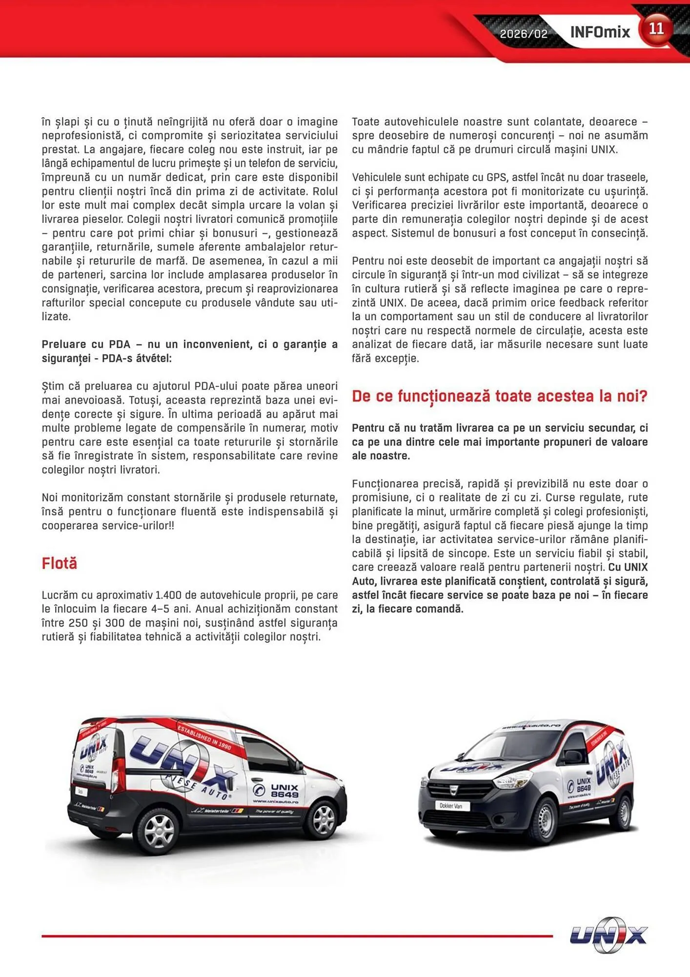 Catalog Catalog UNIX Auto de la 4 februarie până la 28 februarie 2026 - Revista Pagina 11