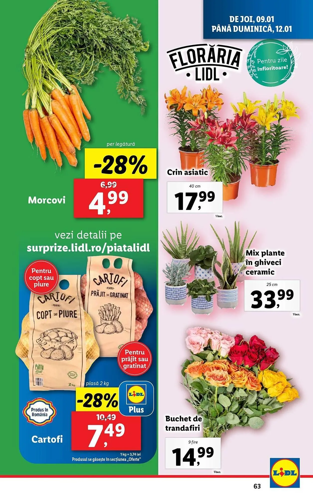 Catalog Catalog Lidl de la 6 ianuarie până la 12 ianuarie 2025 - Revista Pagina 63