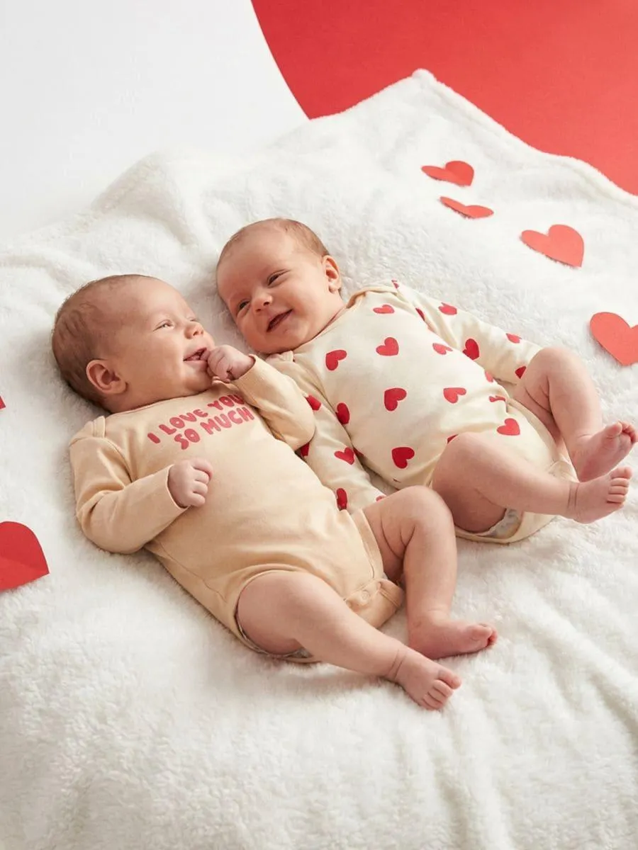 Set 2 body-uri din bumbac