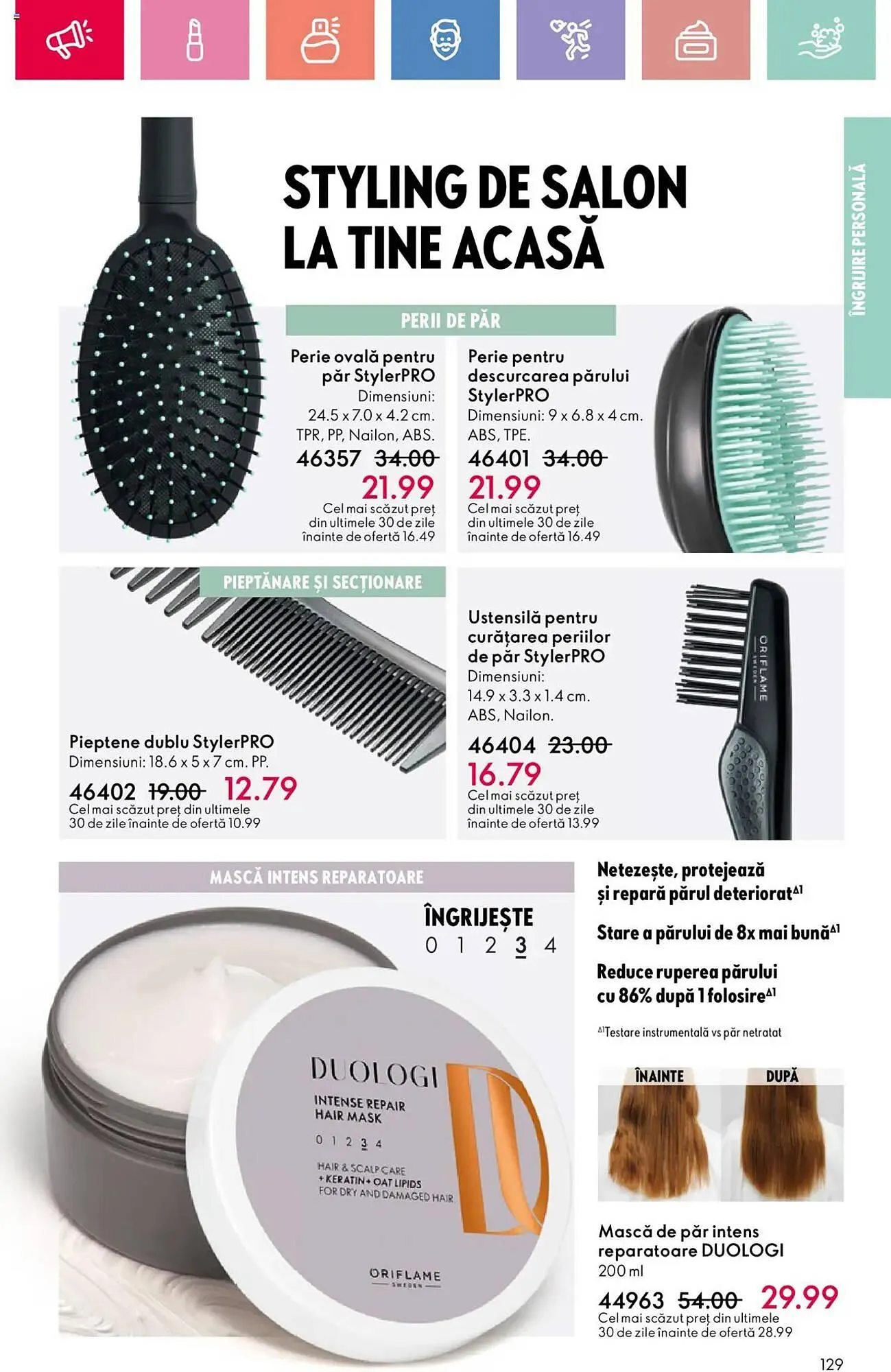 Catalog Catalog Oriflame de la 6 iulie până la 26 iulie 2025 - Revista Pagina 129
