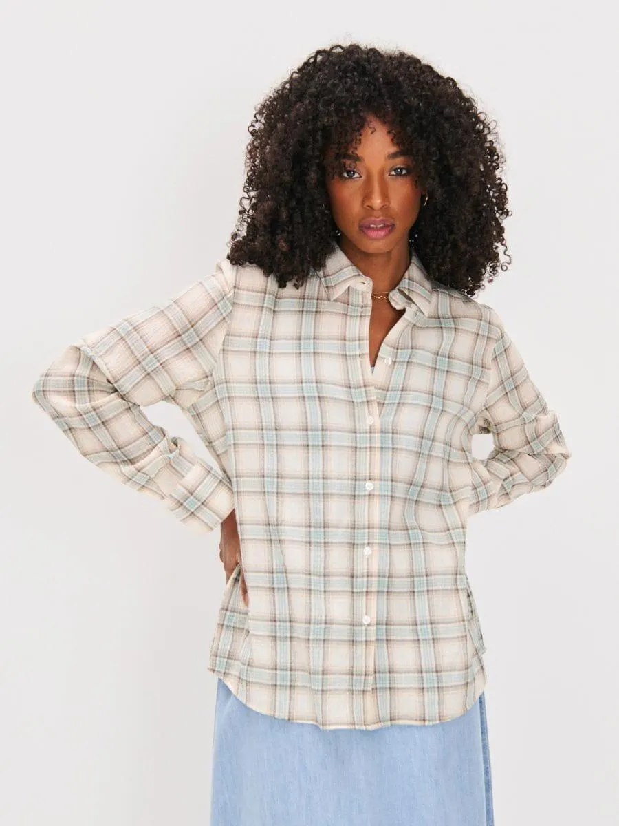 Cămașă din bumbac în carouri