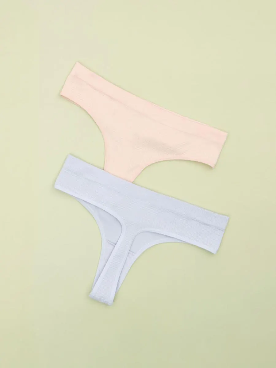Set de 2 perechi de chiloți tanga