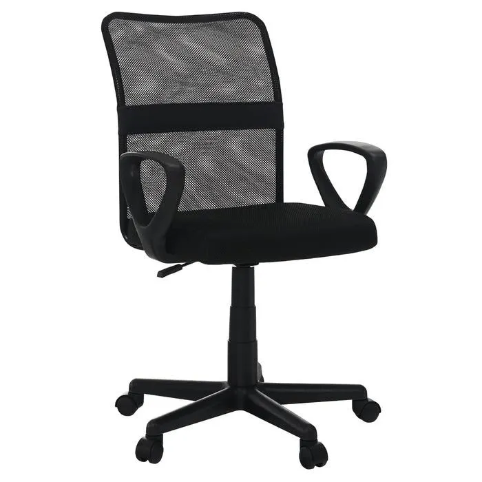 Scaun birou ergonomic Remo, rotativ, mesh, negru