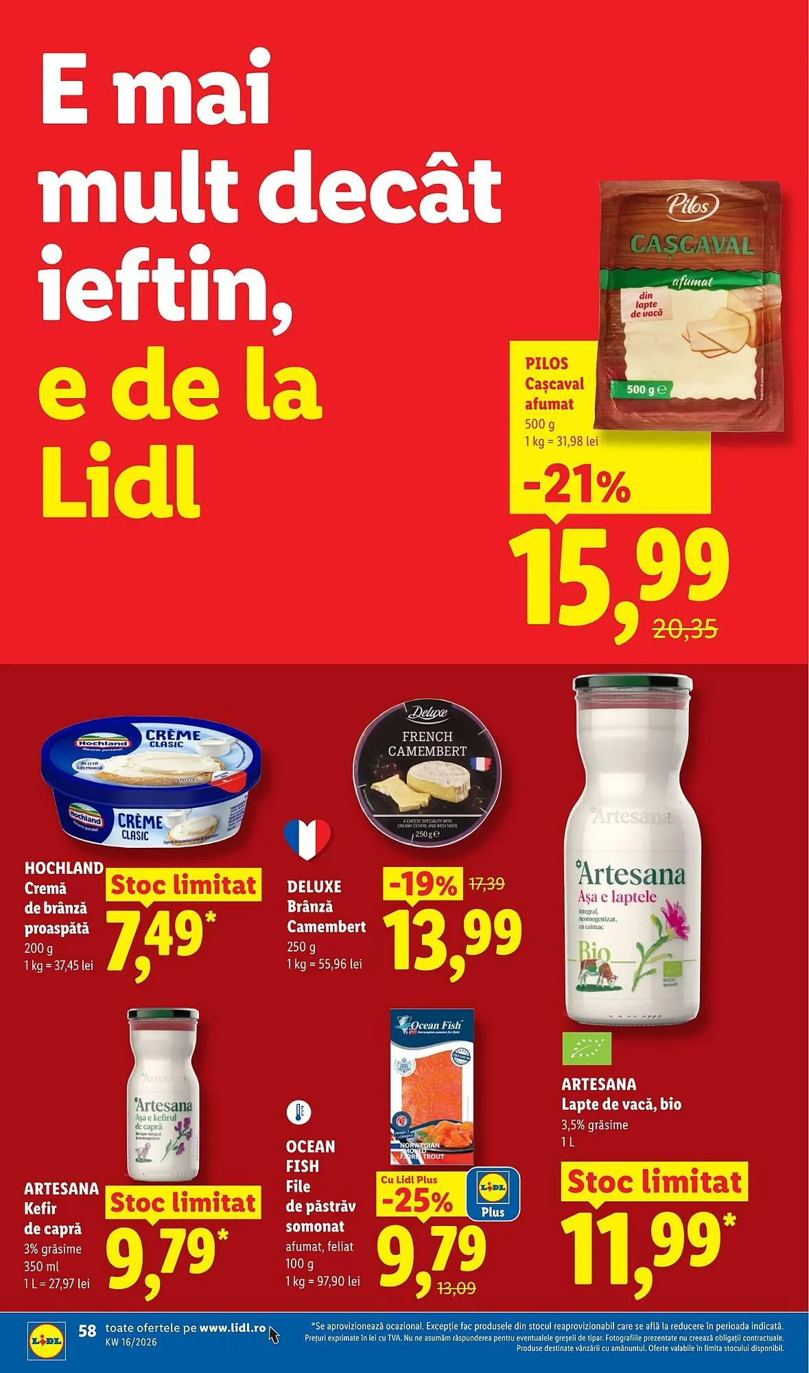 Catalog Catalog Lidl de la 14 aprilie până la 19 aprilie 2026 - Revista Pagina 58