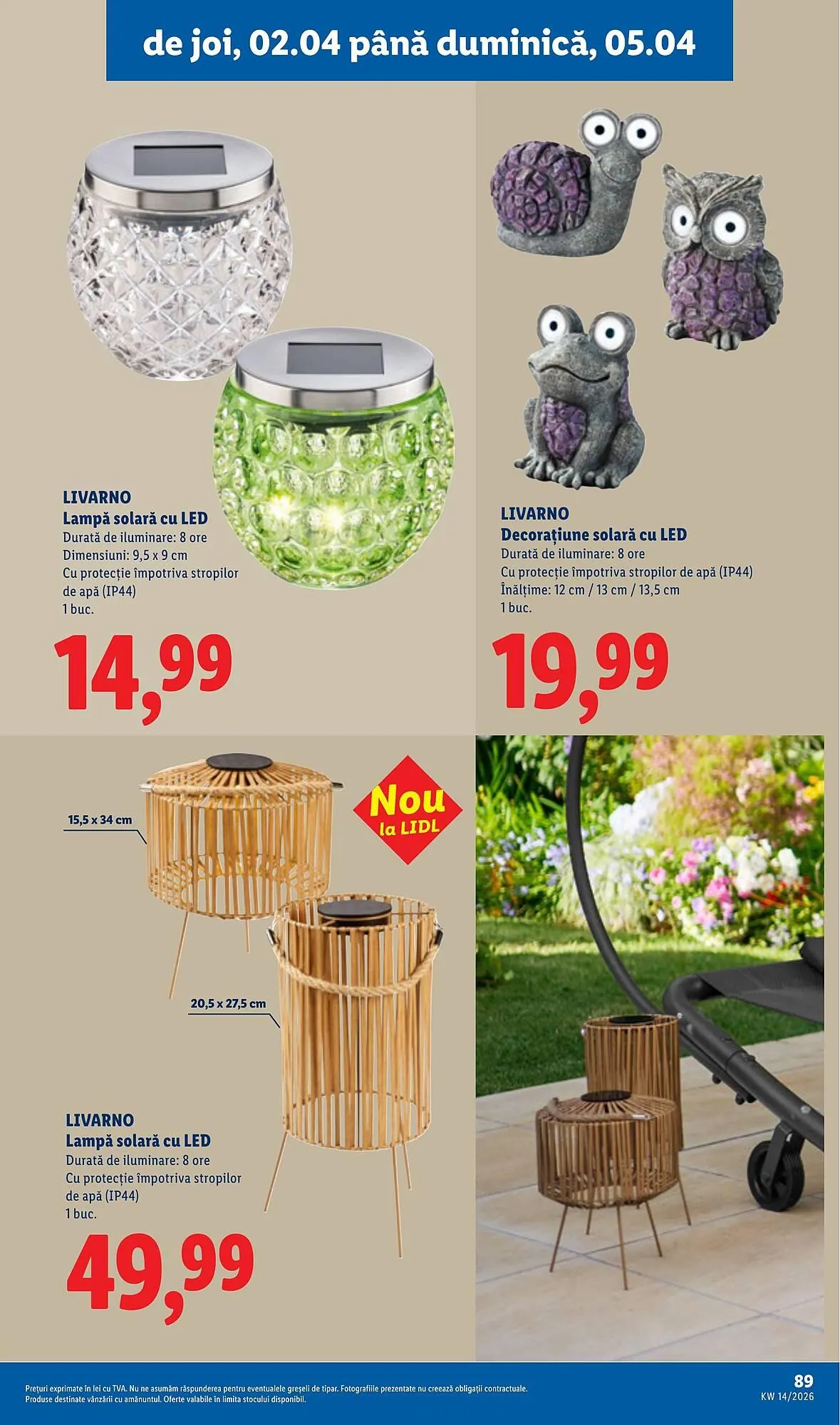 Catalog Catalog Lidl de la 30 martie până la 5 aprilie 2026 - Revista Pagina 89