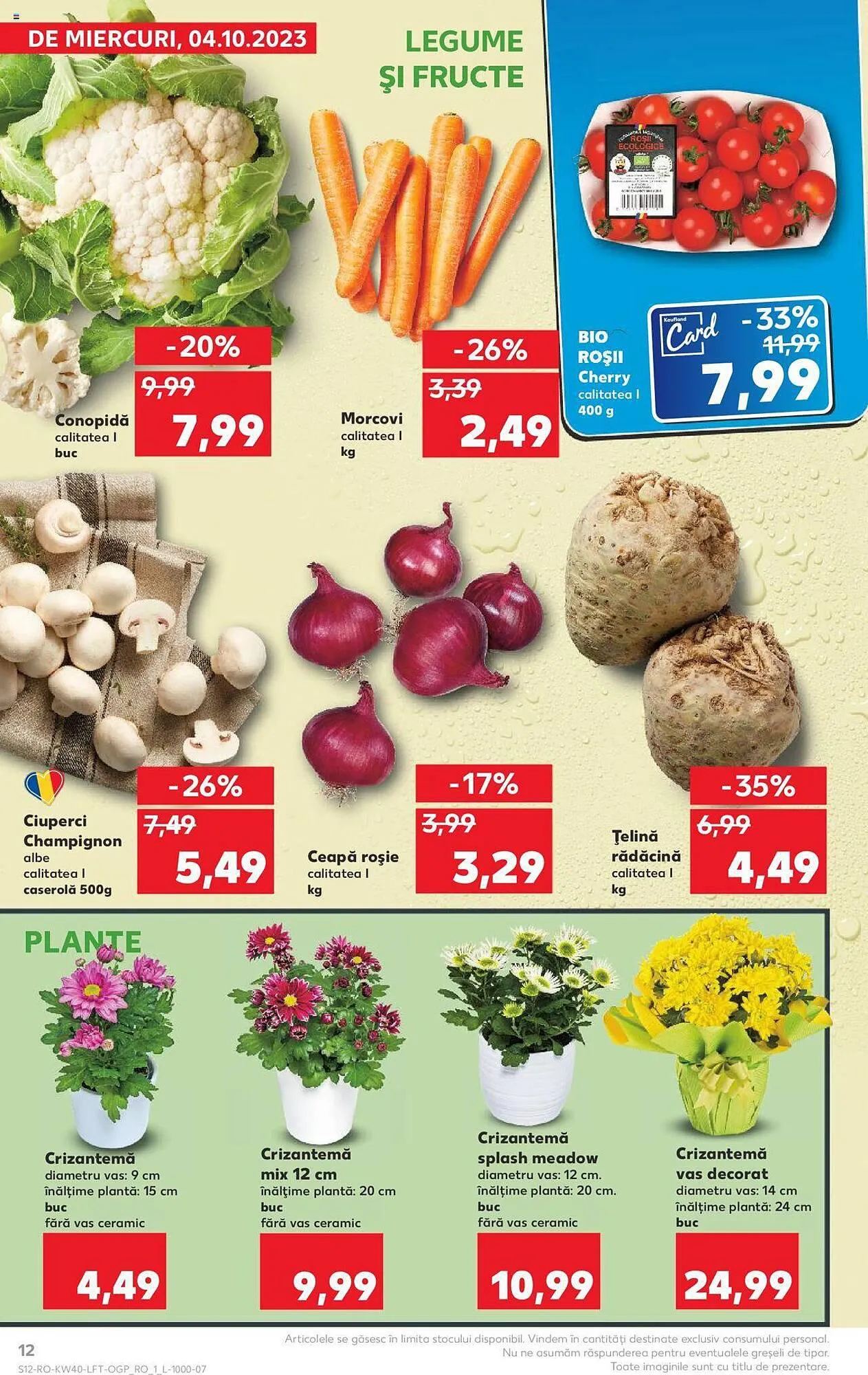 Catalog Kaufland catalog de la 4 octombrie până la 10 octombrie 2023 - Revista Pagina 12