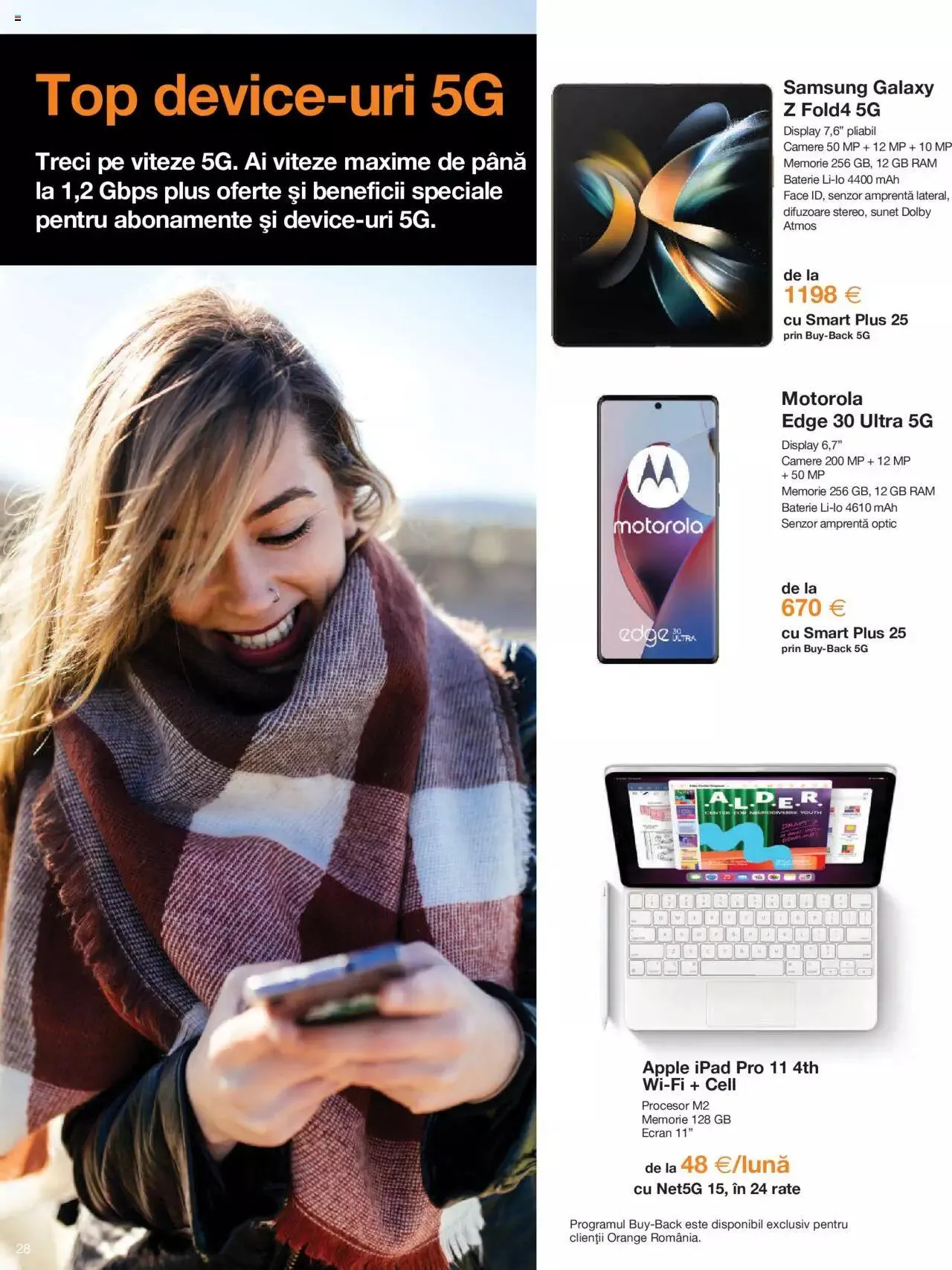 Catalog Orange - Catalog nou de la 21 decembrie până la 31 decembrie 2023 - Revista Pagina 28