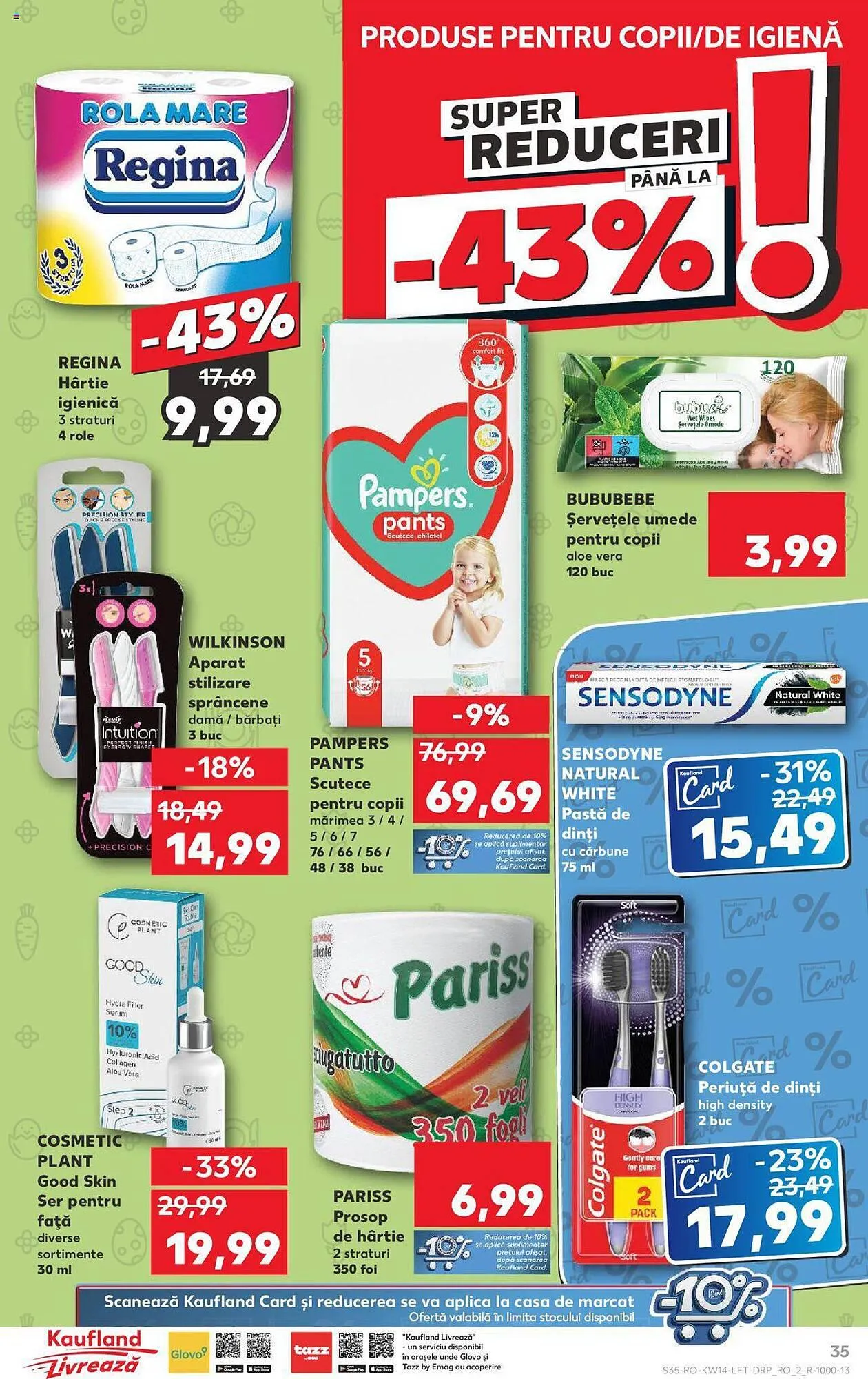 Catalog Kaufland catalog de la 3 aprilie până la 9 aprilie 2024 - Revista Pagina 35