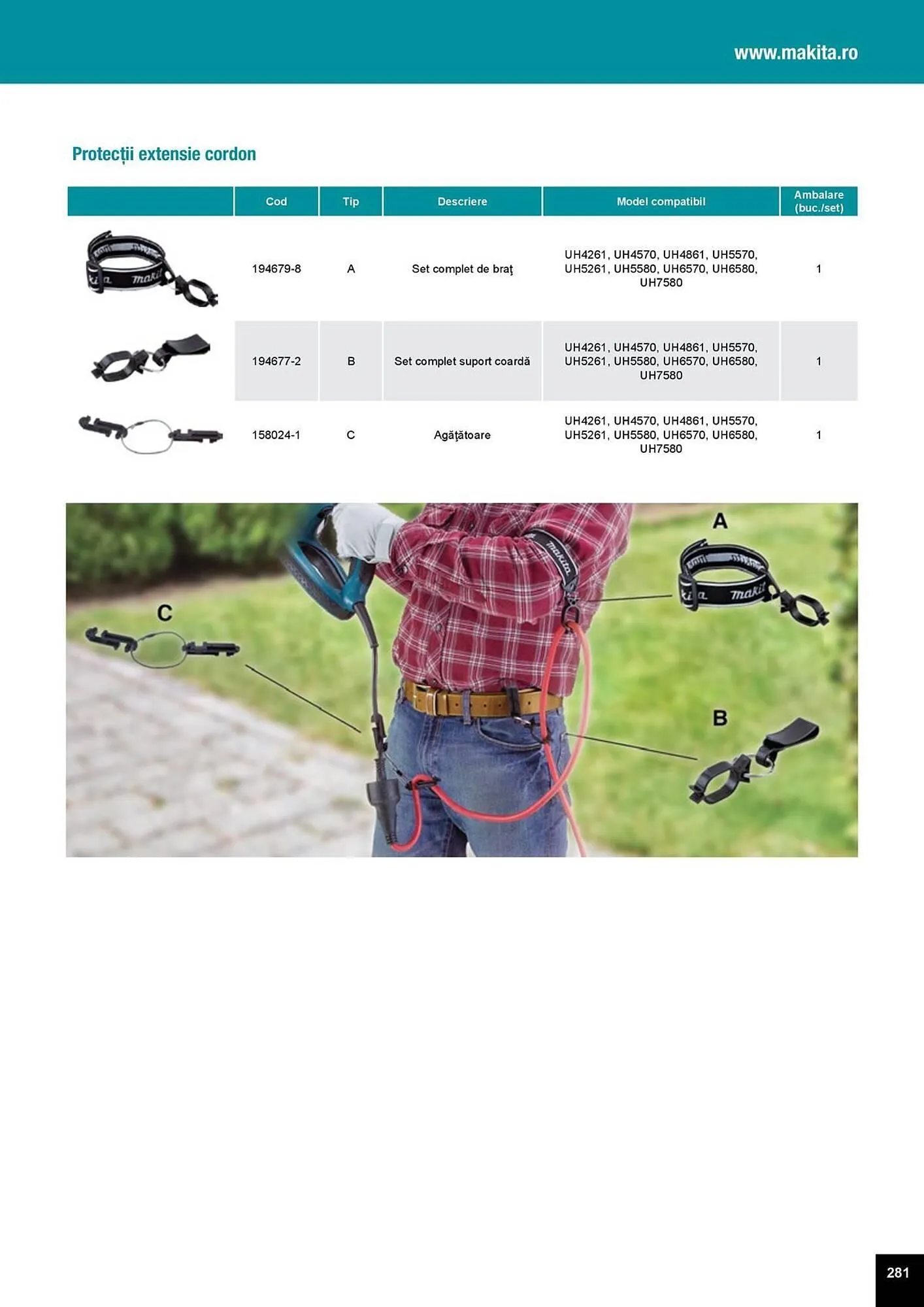 Catalog Catalog Makita de la 1 aprilie până la 31 decembrie 2025 - Revista Pagina 281