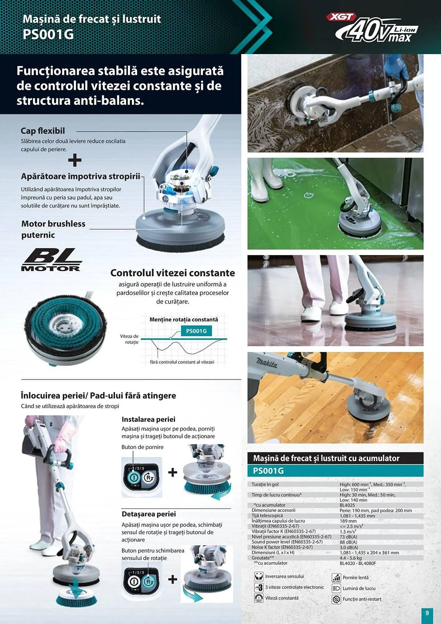 Catalog Catalog Makita de la 7 mai până la 31 decembrie 2025 - Revista Pagina 9