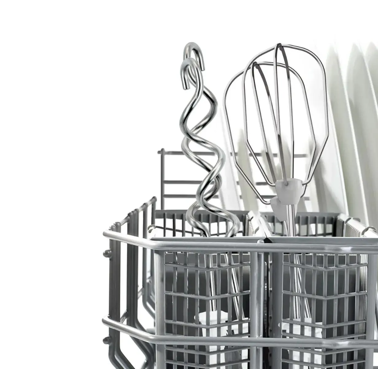 Mixer de mana Bosch MFQ3030, 4 viteze, 350 W, Alb